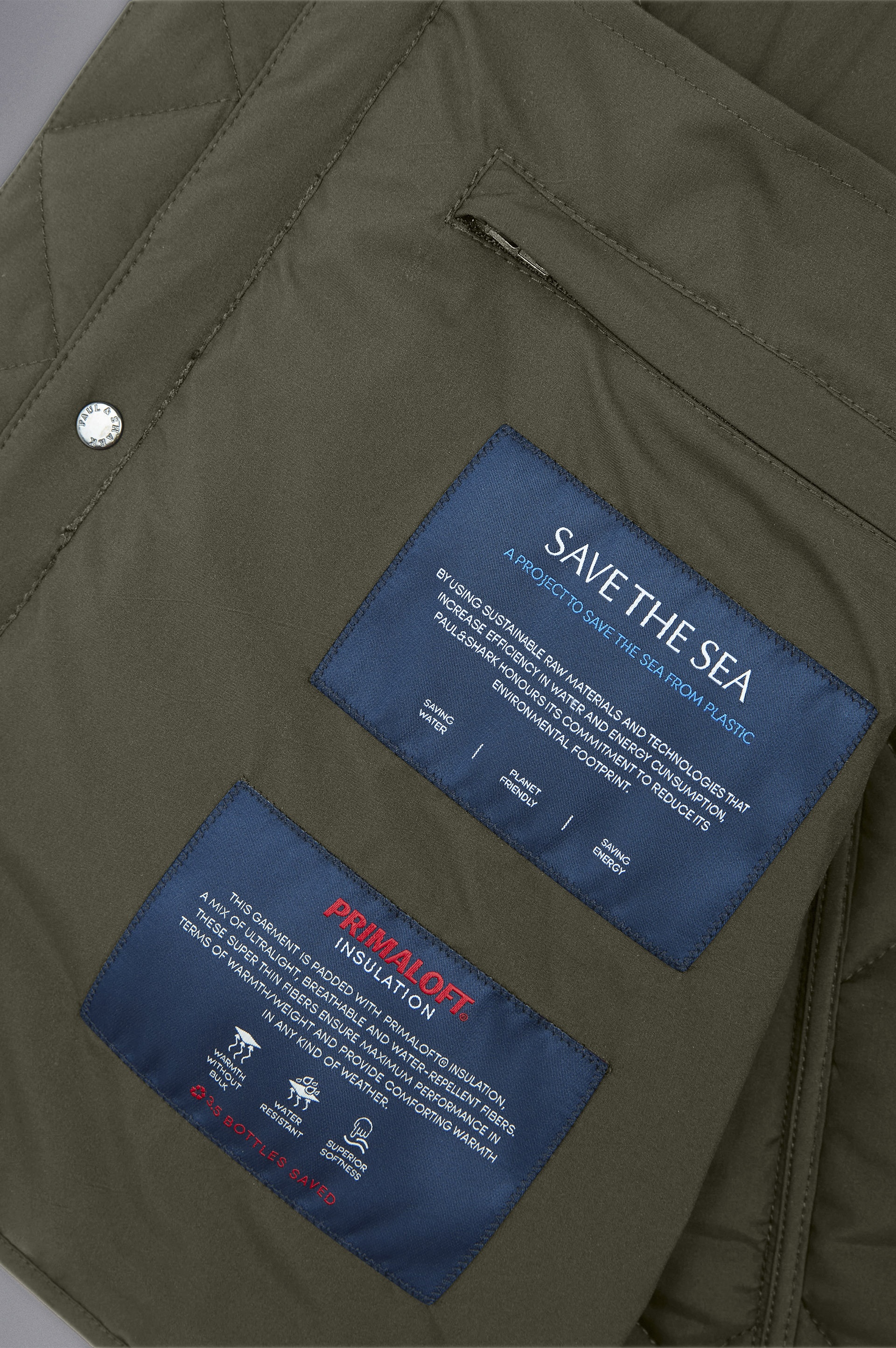 QUILTED VEST WITH ALCANTARA® DETAILS - 6