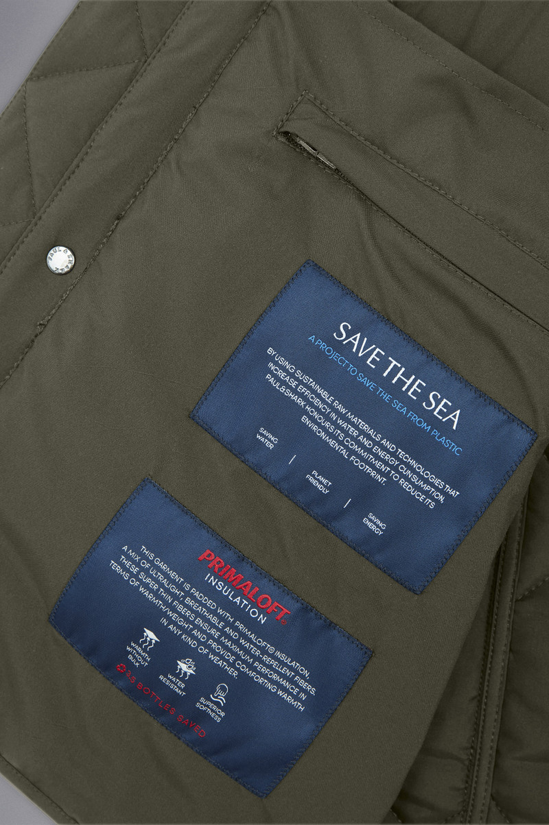 QUILTED VEST WITH ALCANTARA® DETAILS 6