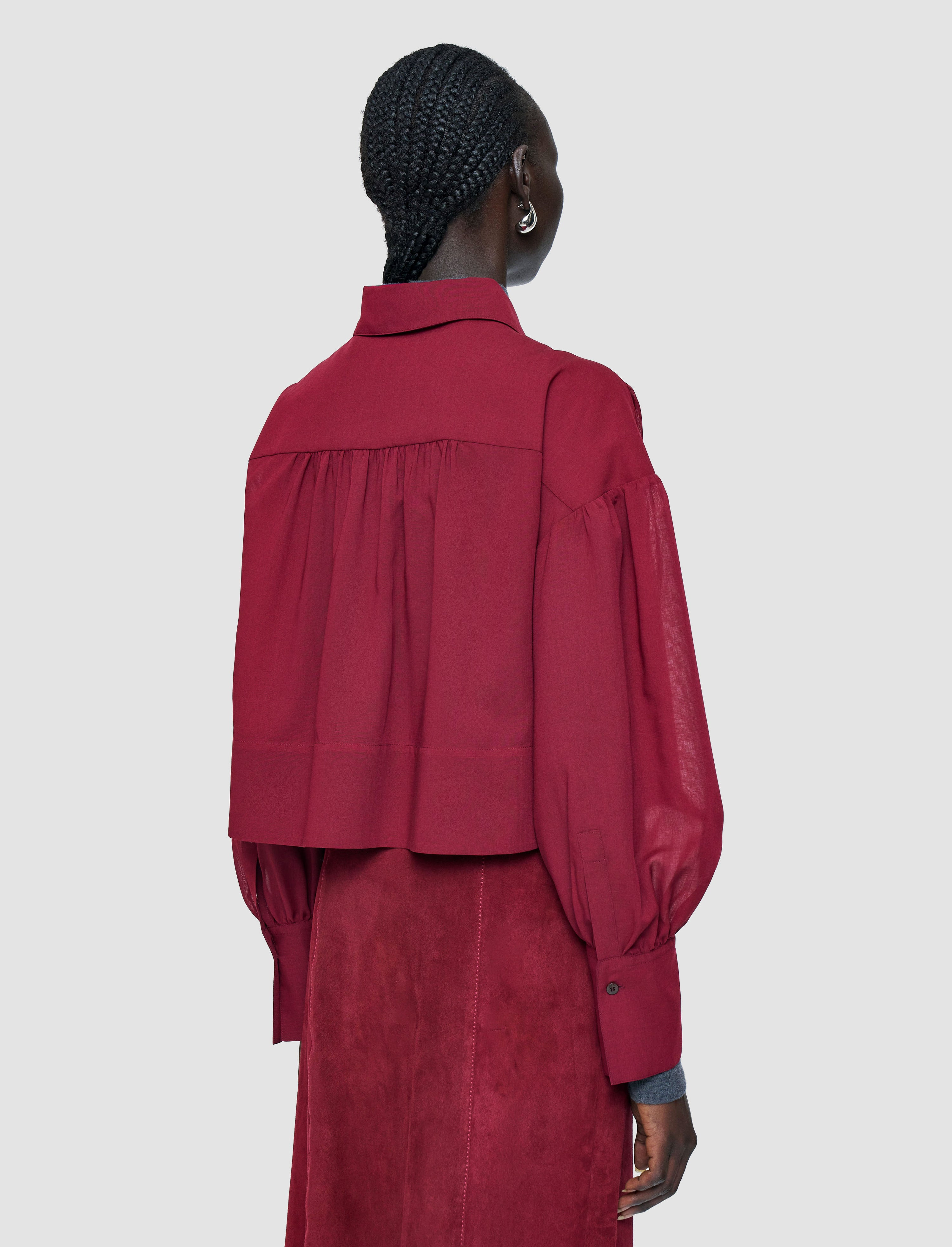 Anais Wool Voile Blouse - 3
