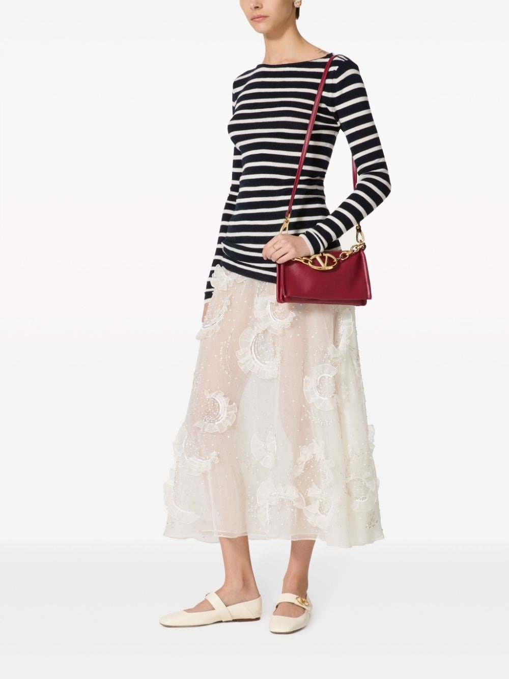 striped intarsia-knit jumper - 2