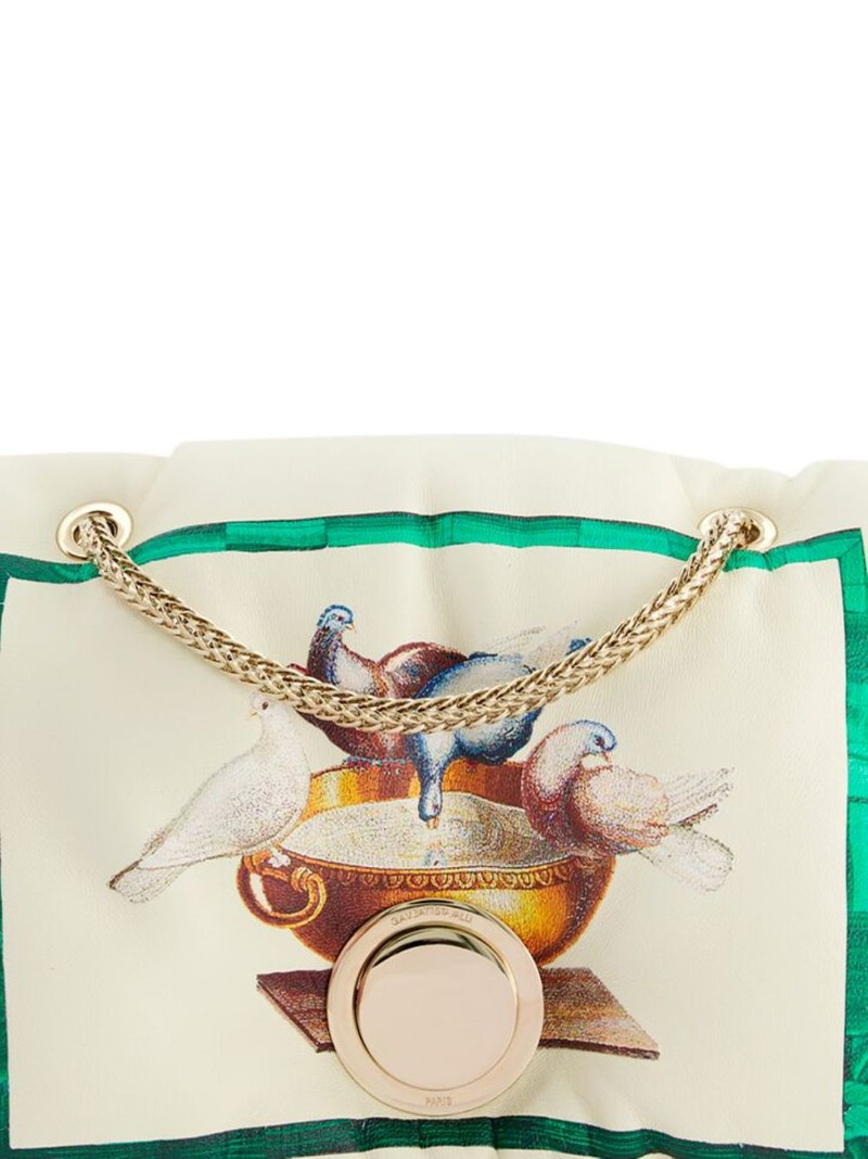 GIAMBATTISTA VALLI Birds Airbag leather mini bag outlook