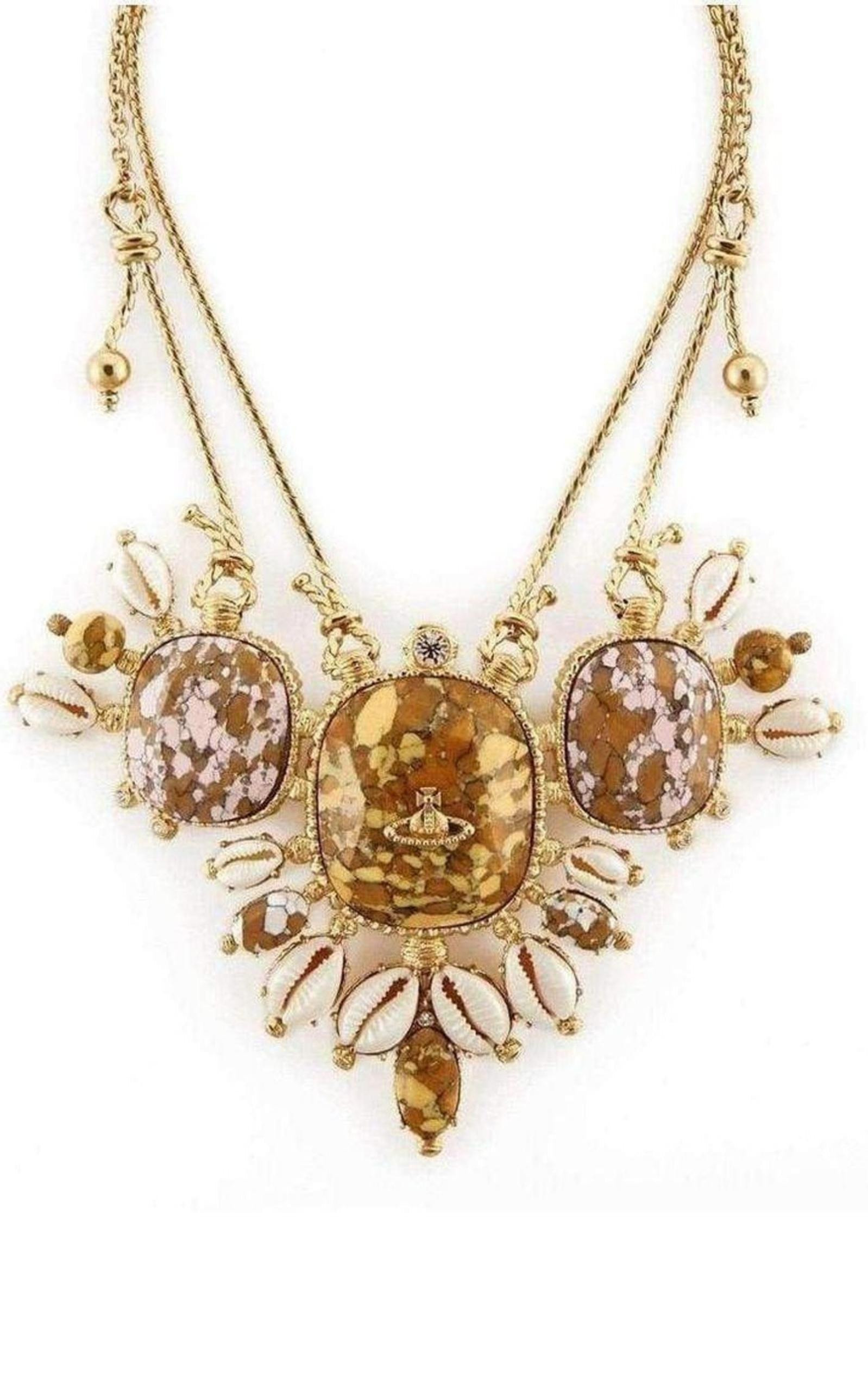 Gold Plated Lusaka Necklace - 2