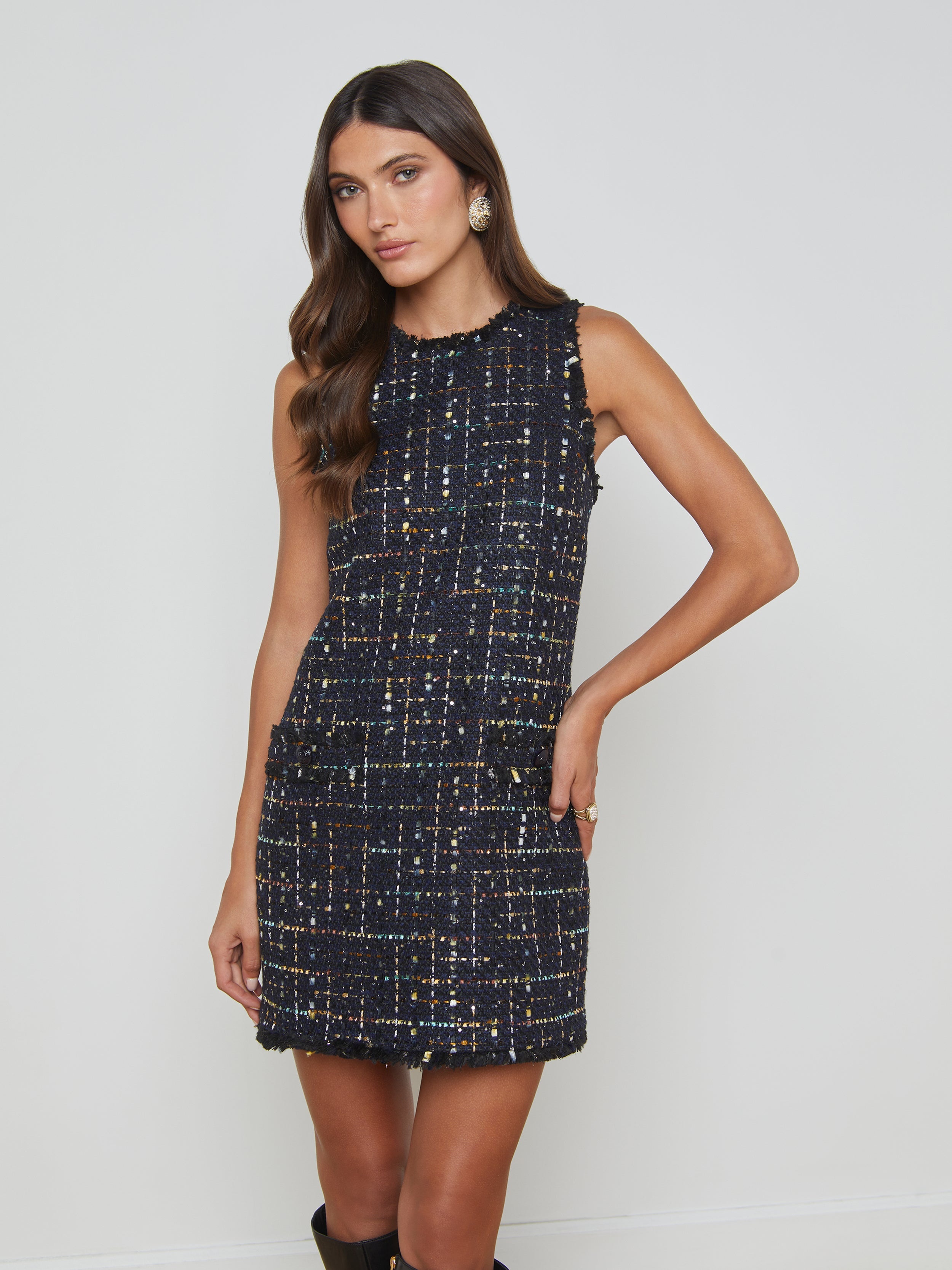 Florian Tweed Shift Dress - 3