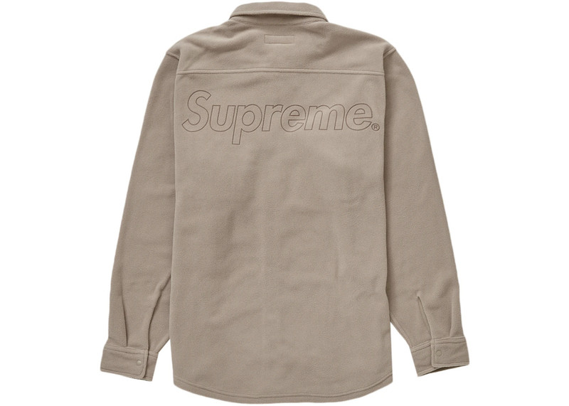 Supreme Supreme Polartec Shirt (FW23) Tan outlook
