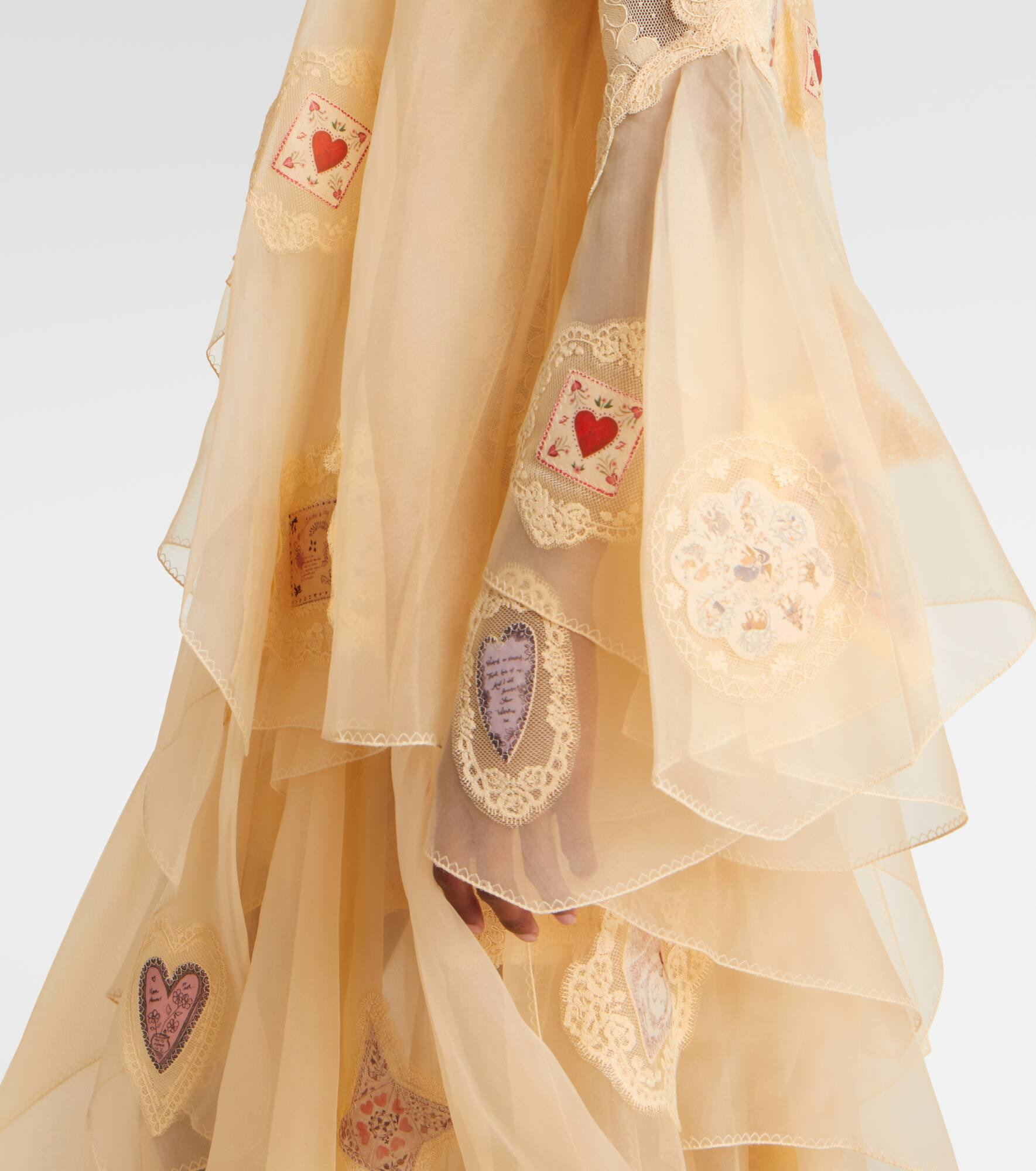 Hypnotic Cascading silk organza gown - 5