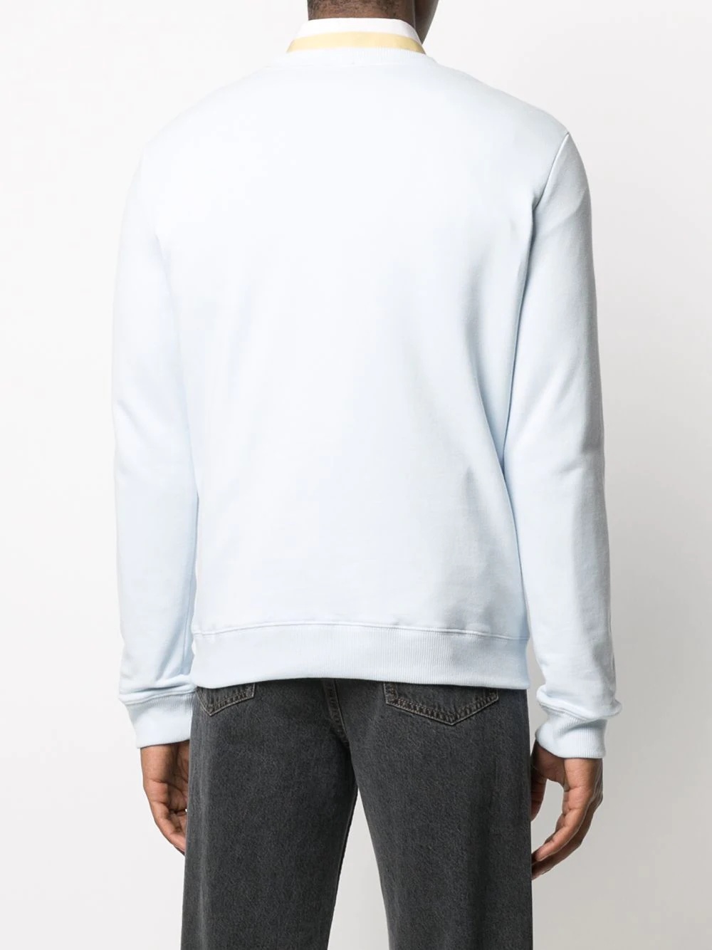 logo-print cotton sweatshirt - 7