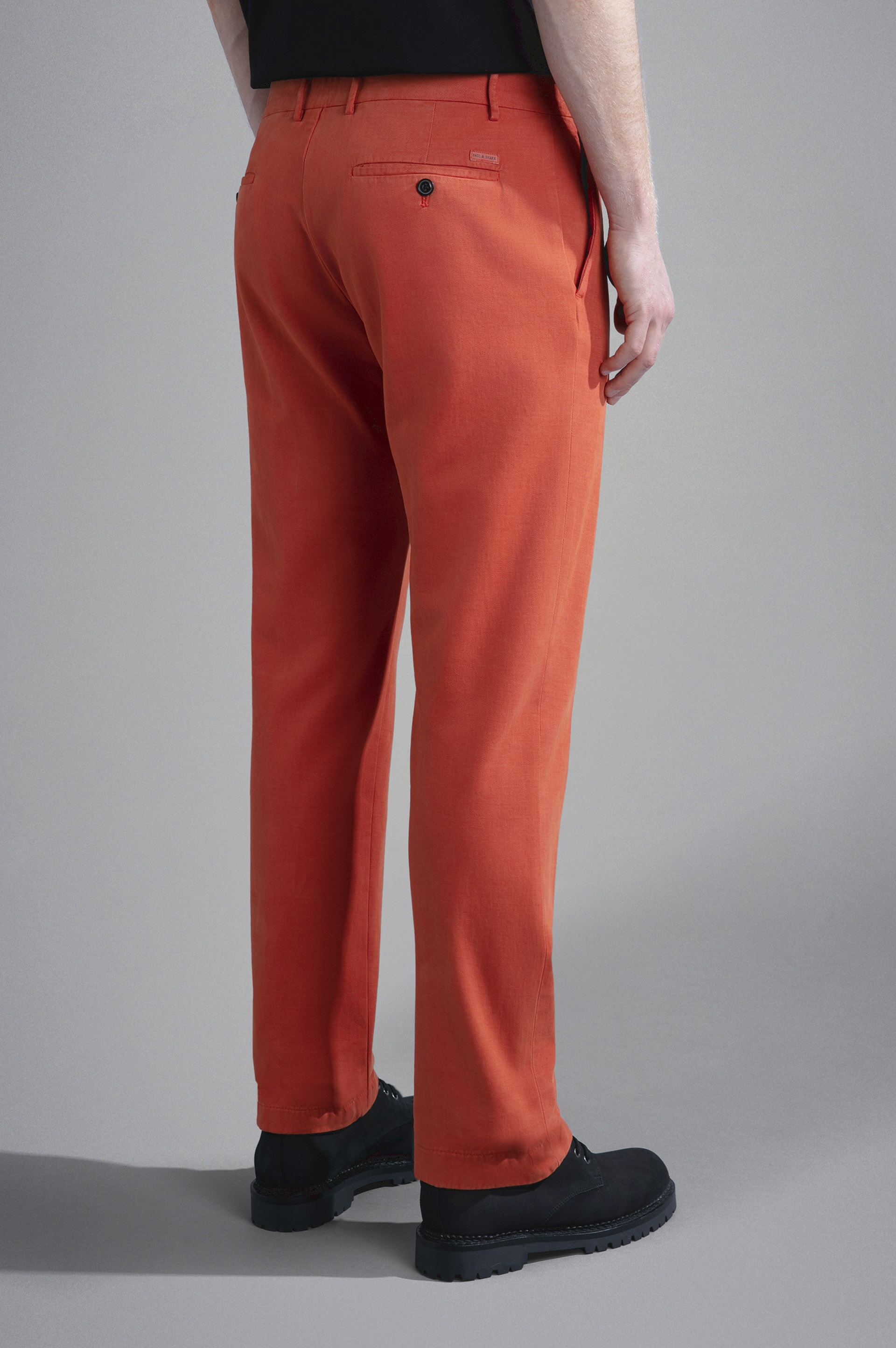 COTTON & CACHEMIRE CHINO TROUSERS - 3