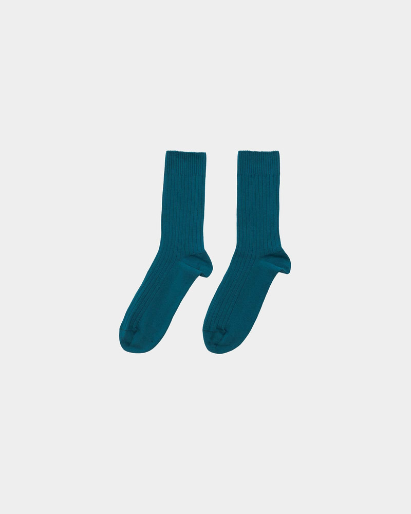 Rib Overankle Socks - Organic Cotton Rib 4