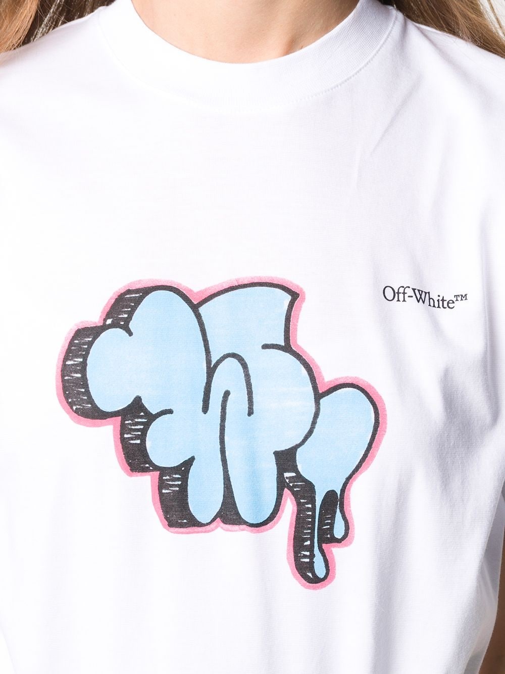 graffiti-print T-shirt - 5