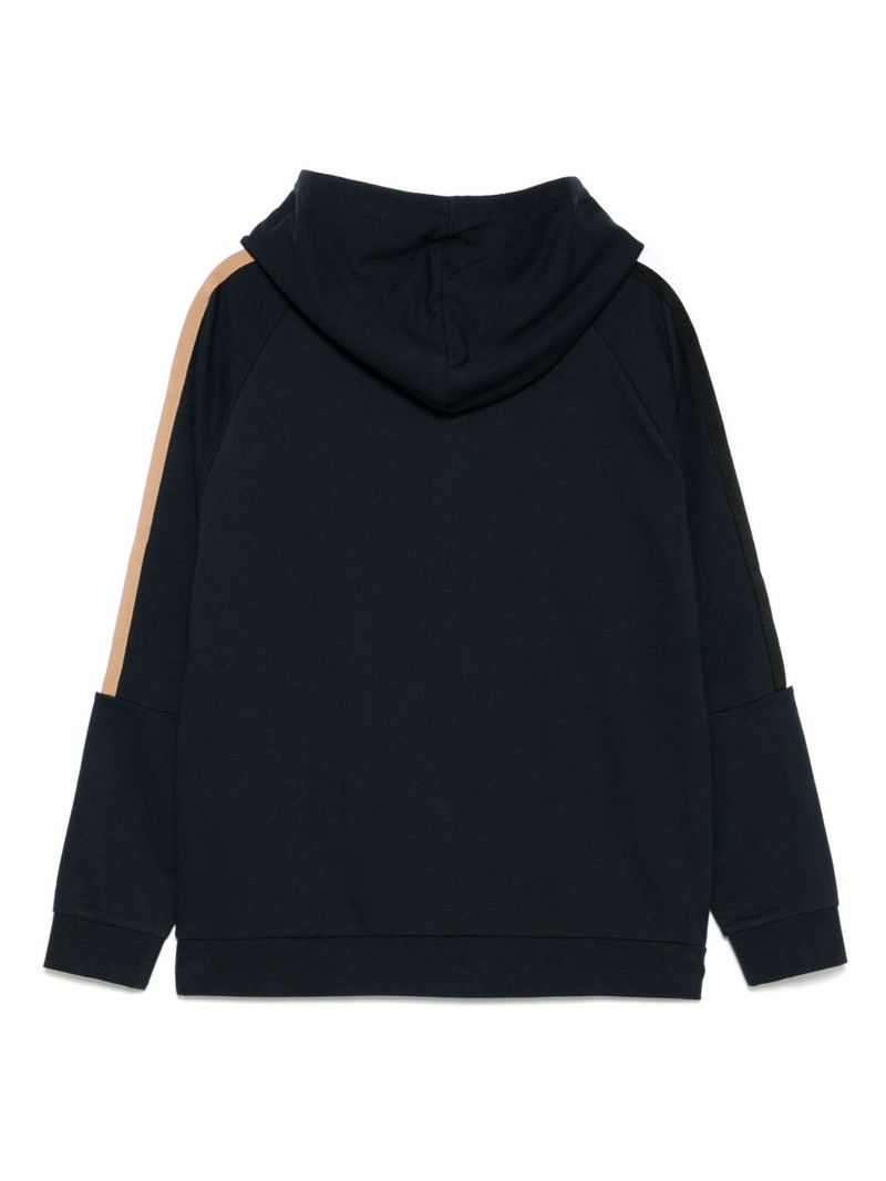 BOSS logo-embroidered hoodie outlook