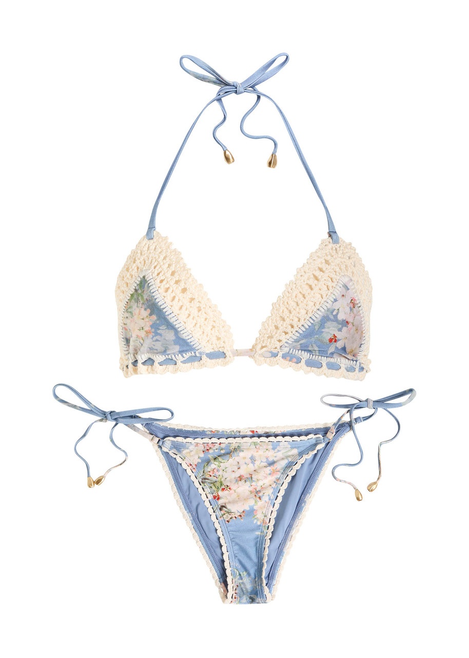 Zimmermann Cascadian Crochet-trimmed Bikini - 1