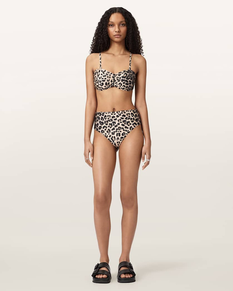 COURT STRAPLESS ANIMAL PRINT BIKINI TOP 5