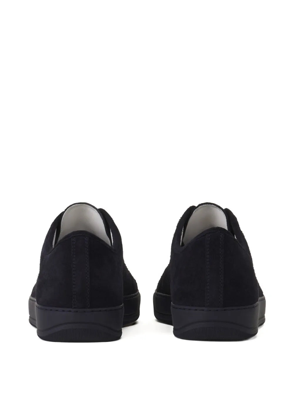Lanvin Men Suede Sneakers With Contrasting Toecap - 3