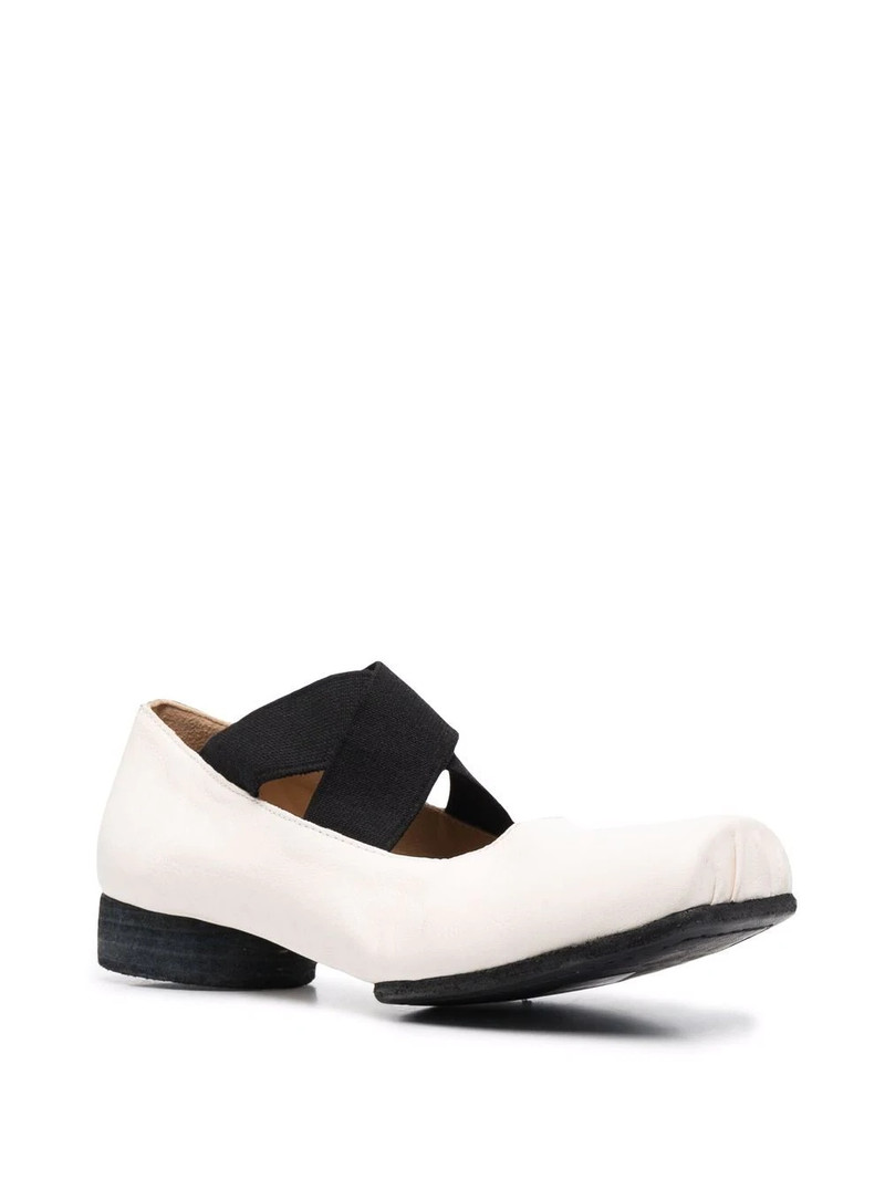 UMA WANG cross-strap ballerina shoes outlook