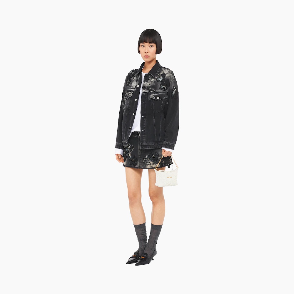 Miu Spirit matelassé leather mini bag - 2