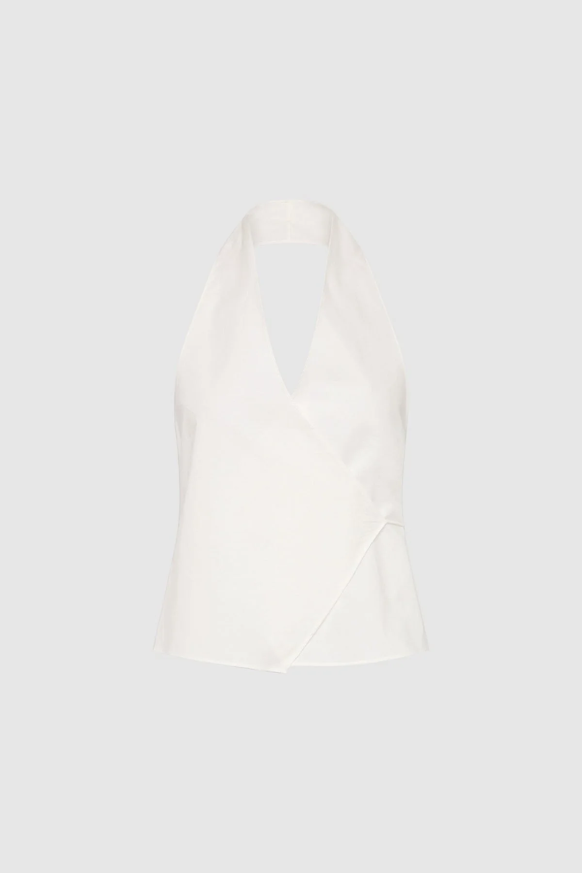 Oxford Wrap Top - White - 1