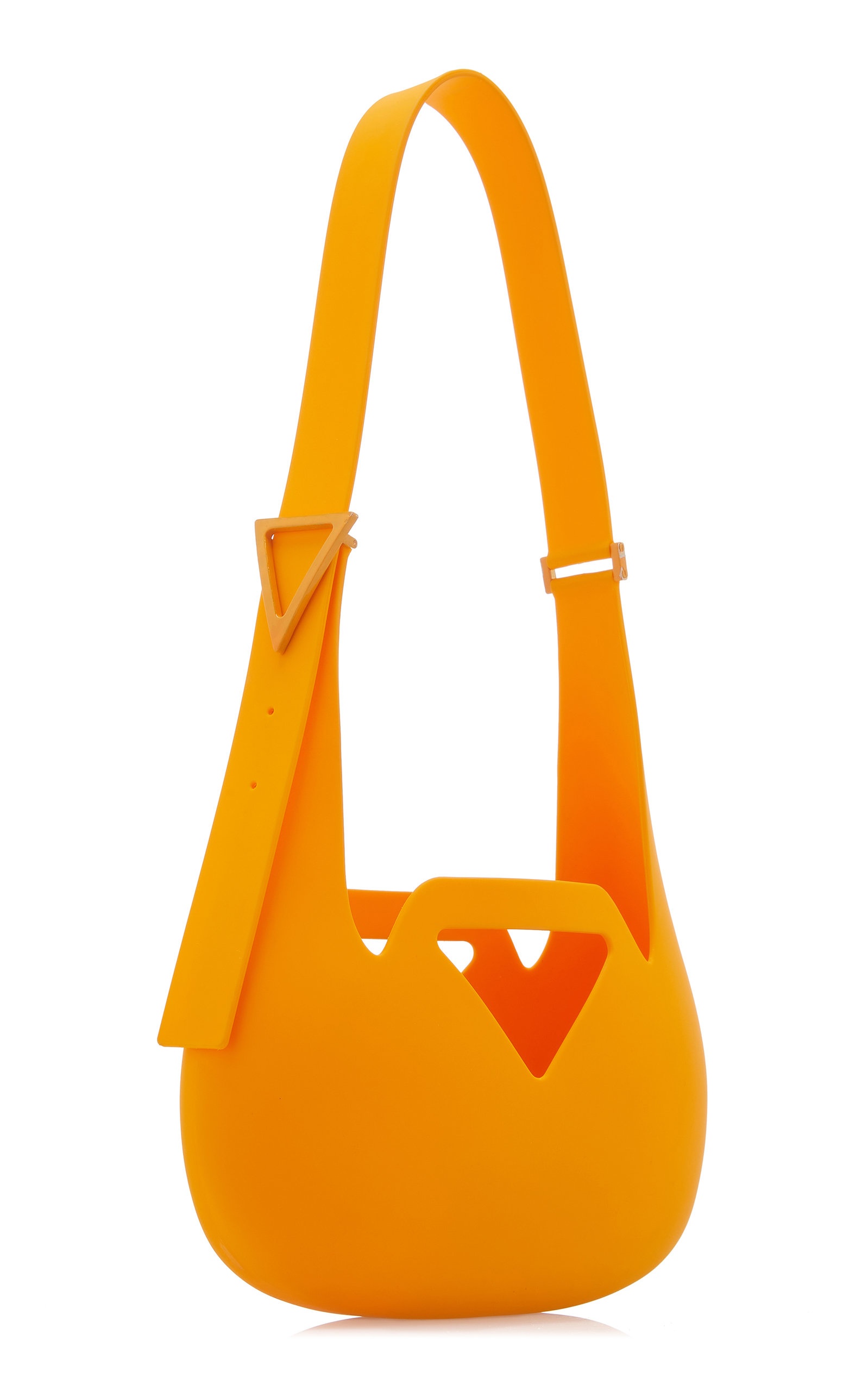 Small Punch Rubber Shoulder Bag orange - 4