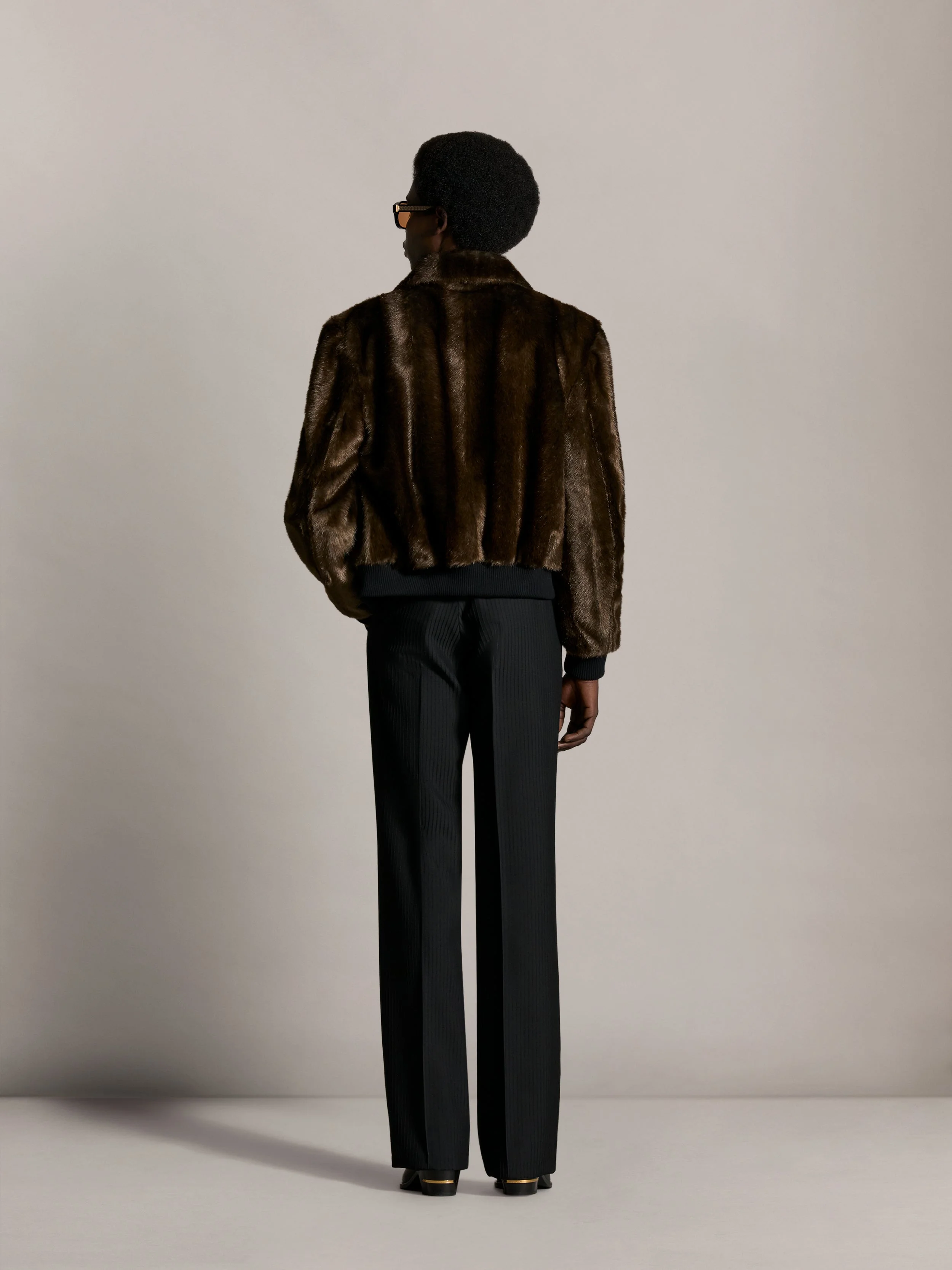 FAUX FUR BLOUSON - 1