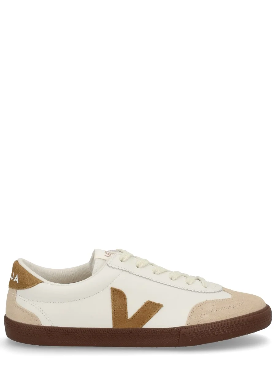 LEATHER "VOLLEY" SNEAKER - 1