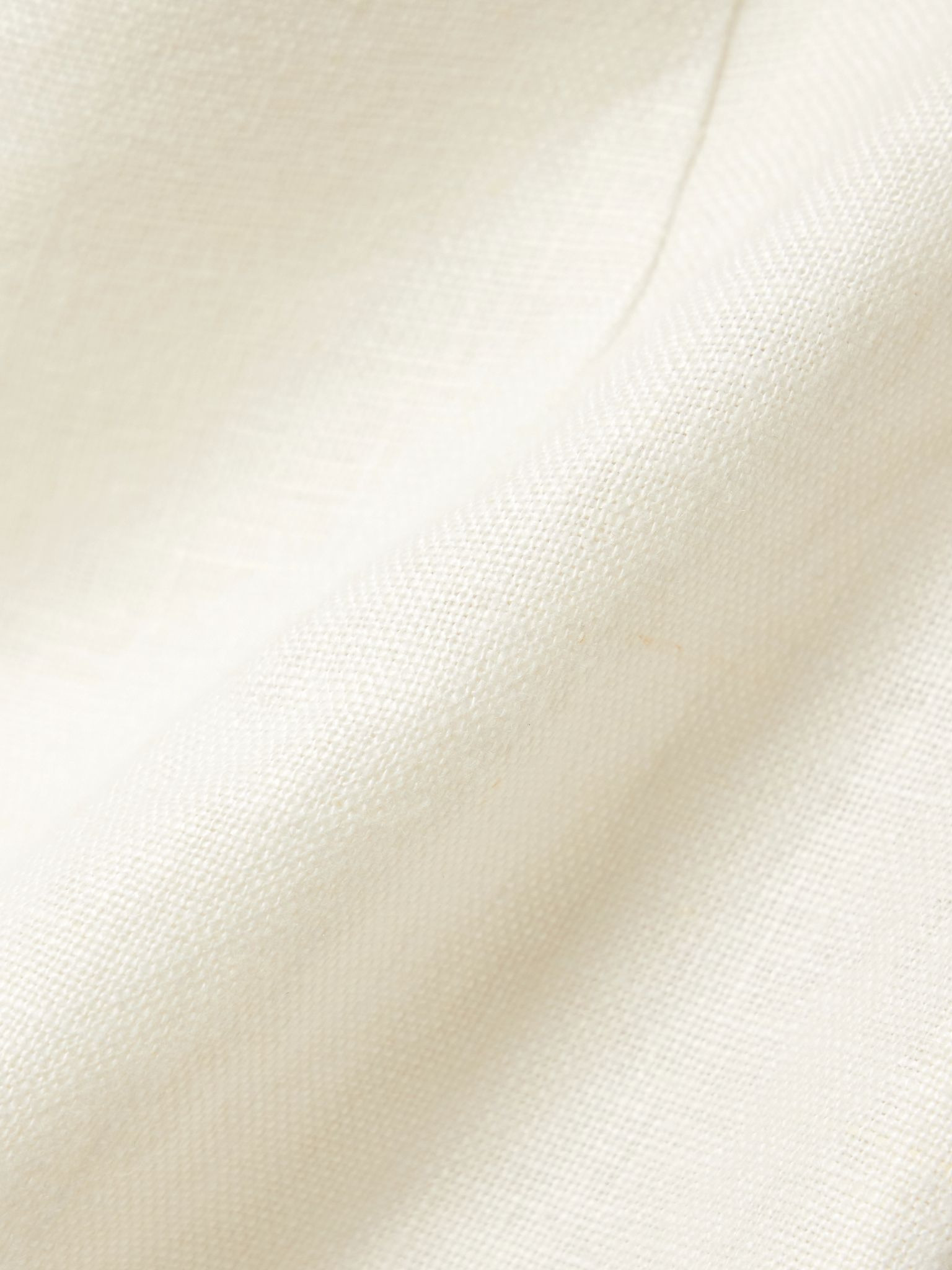 Noelle linen straight-leg pants Cream - 4