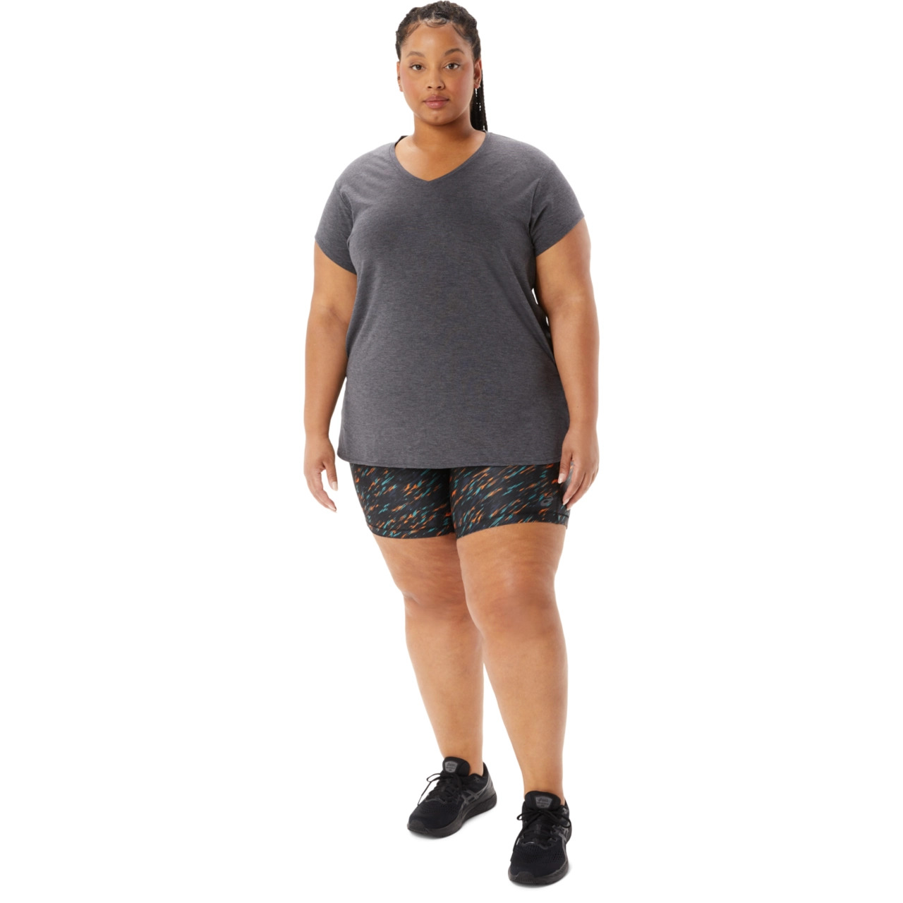 WOMEN'S HEATHER VNECK TOP - 4