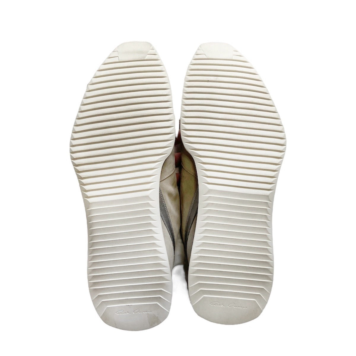 BWN Rick owens fw19 larry bwnt vintage runners pearl silver grey 42 - 8