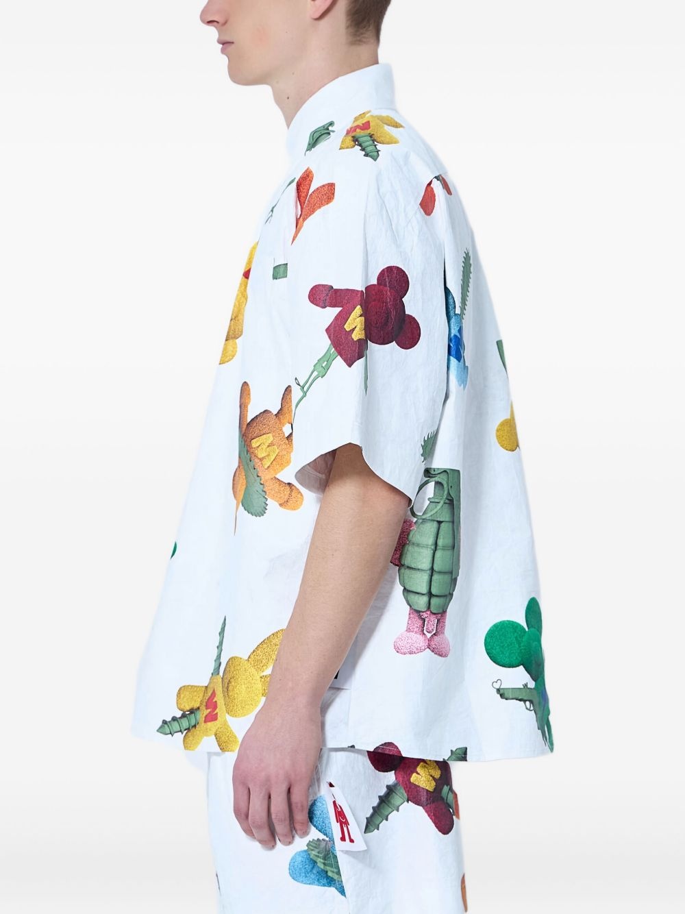 graphic-print shirt - 3