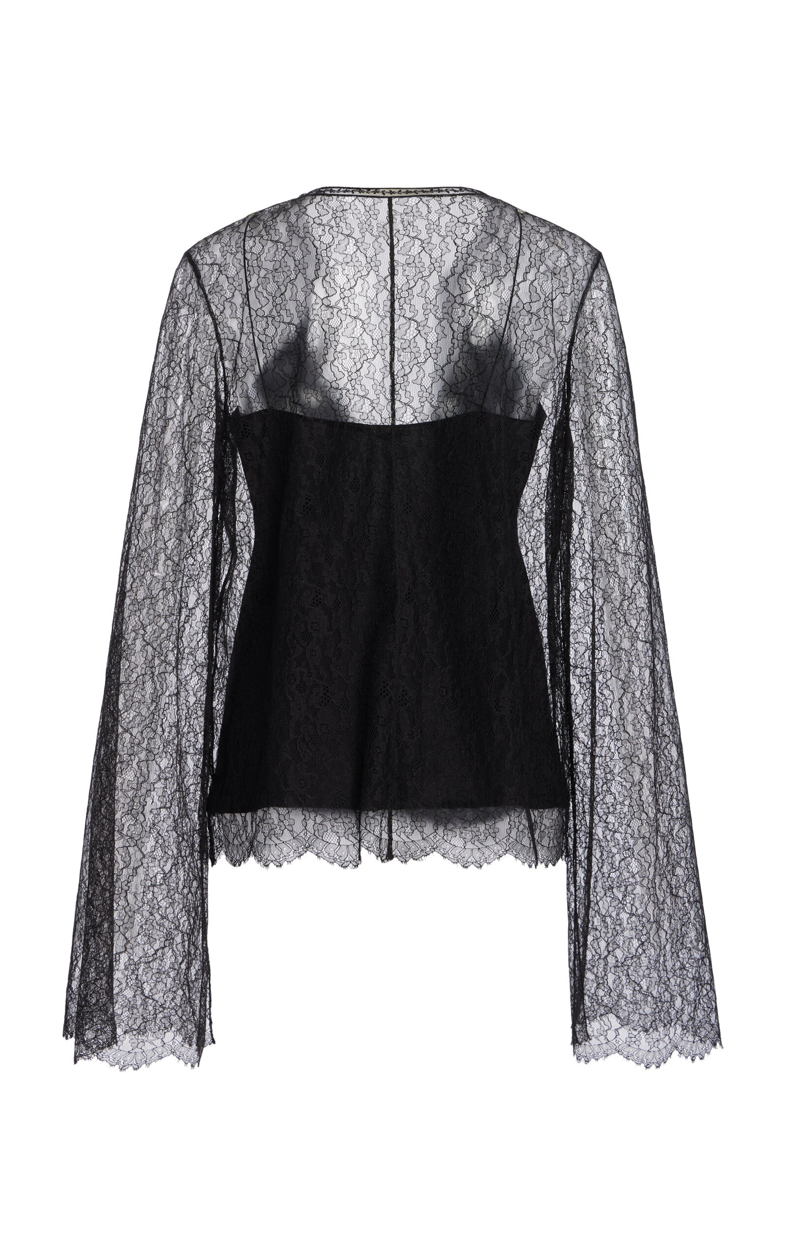 The Eloise Chantilly Lace Top black - 5
