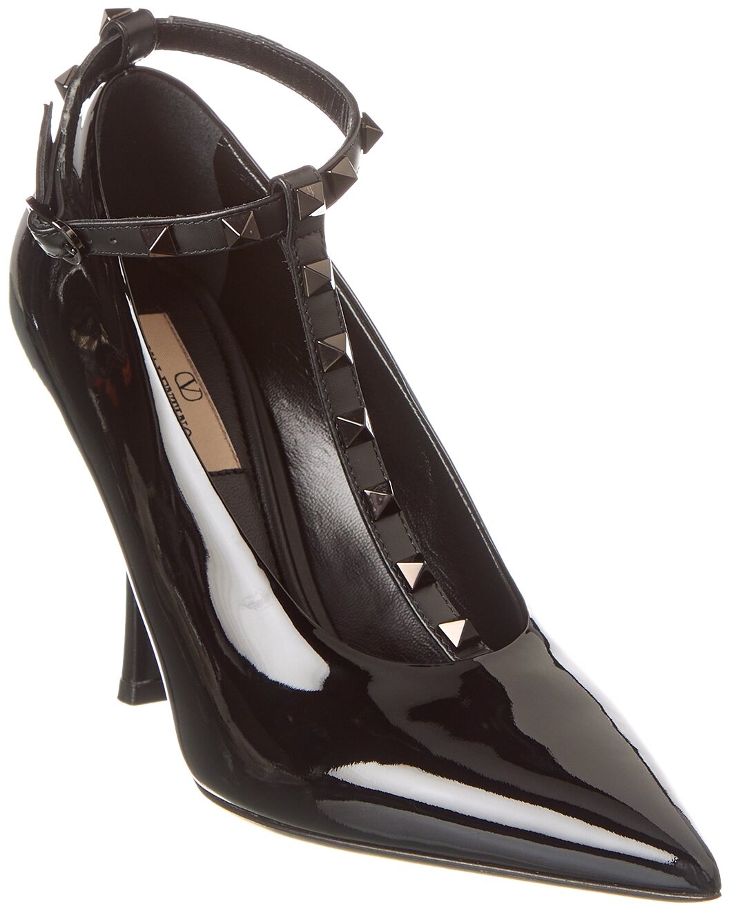 Valentino Rockstud 100 Patent Pump - 1