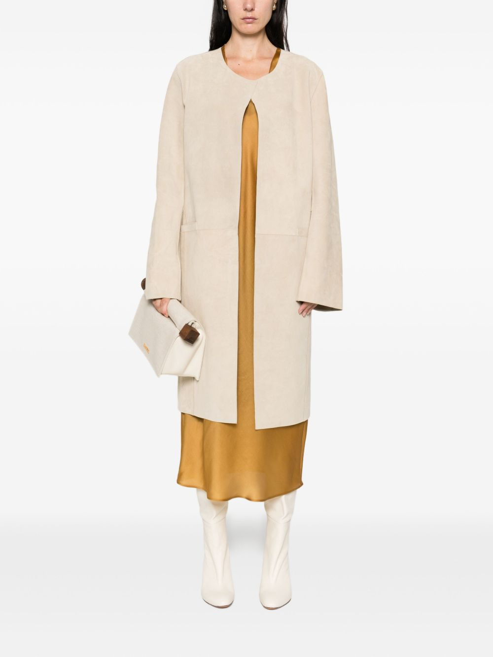 suede coat - 2