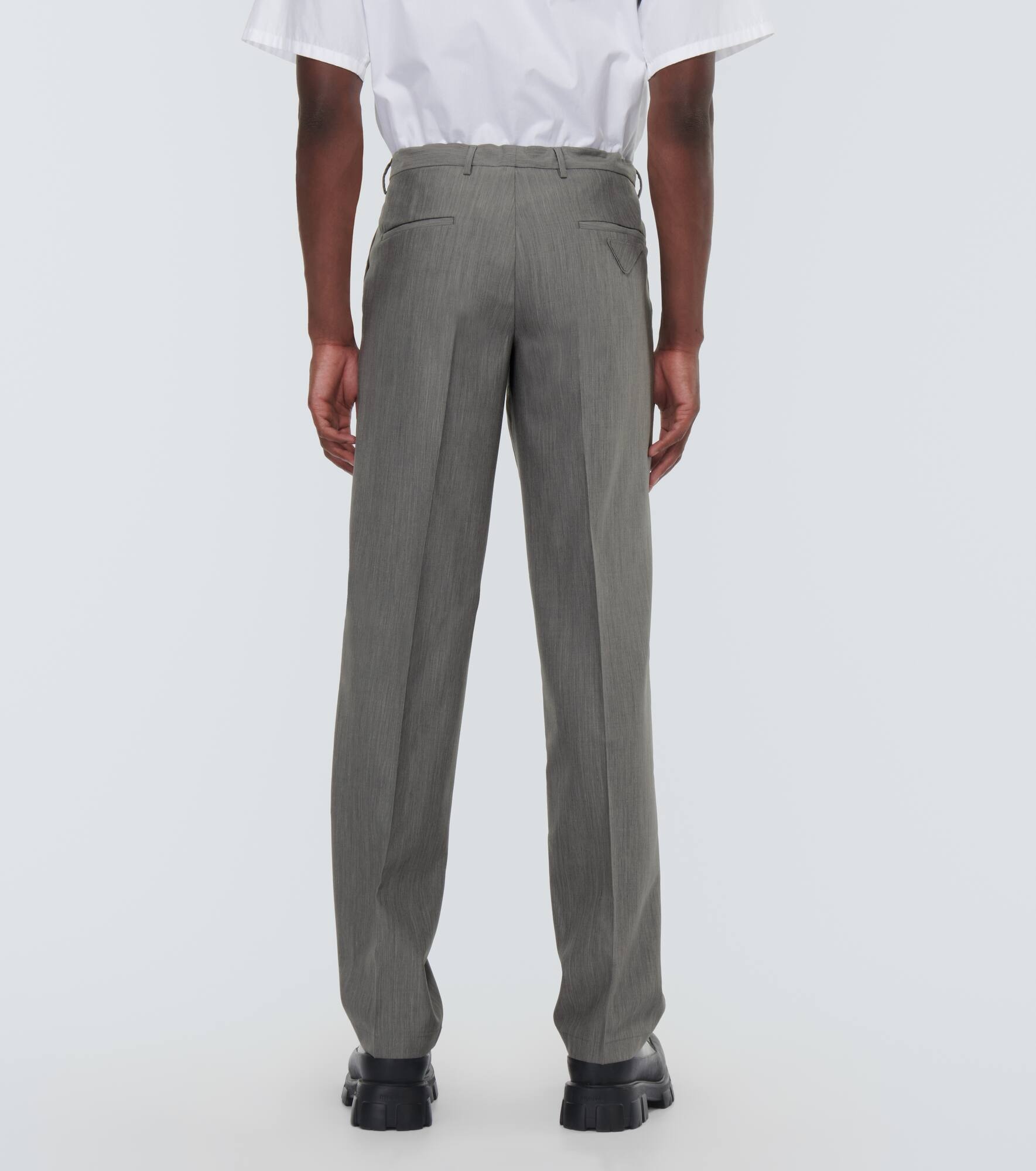 Mohair slim pants - 4