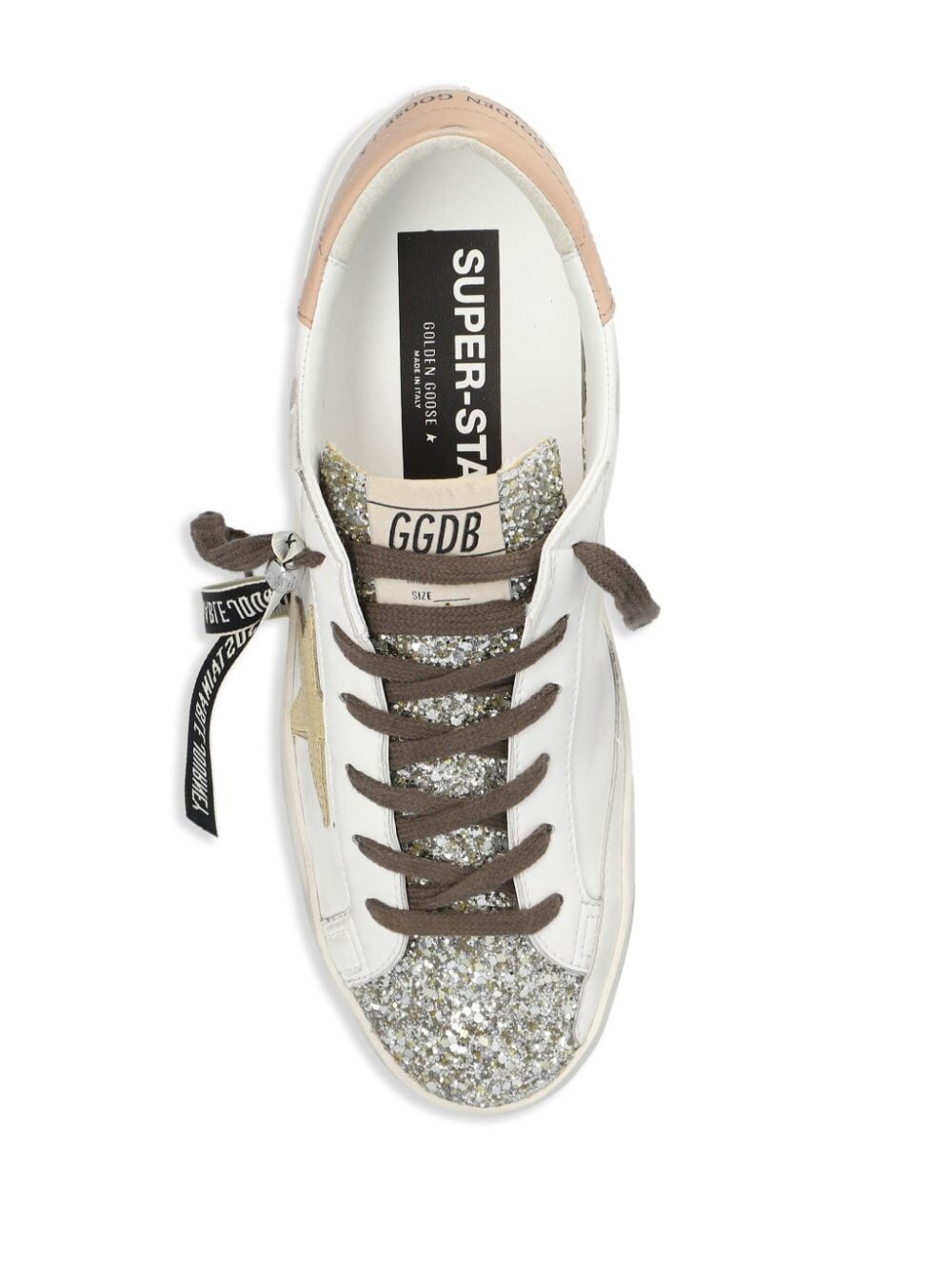 SUPER STAR BIO BASED UPPER GLITTER TOE SUEDE STAR AND LEATHER HEEL - 2