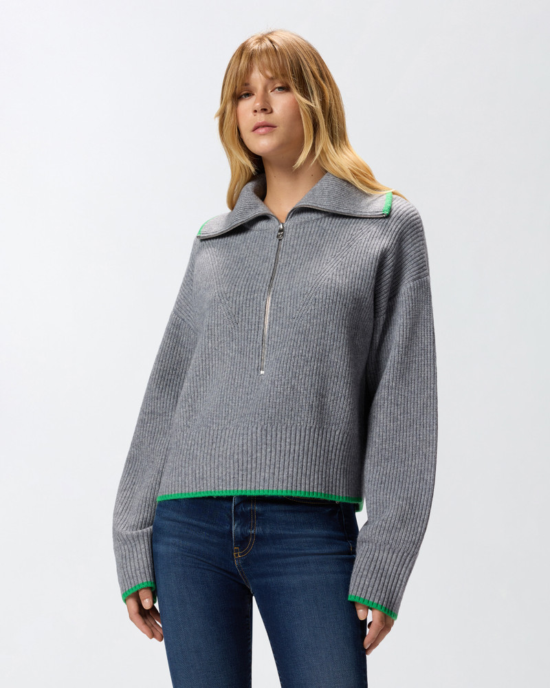 PINKO WOOL AND CASHMERE SWEATER WITH ZIP outlook