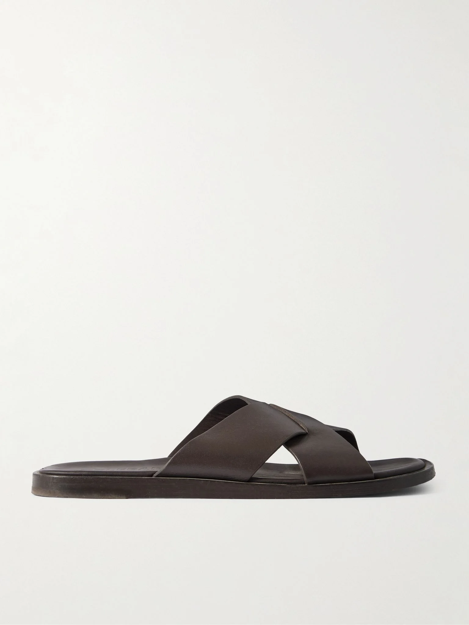 Muro Leather Sandals Brown - 1