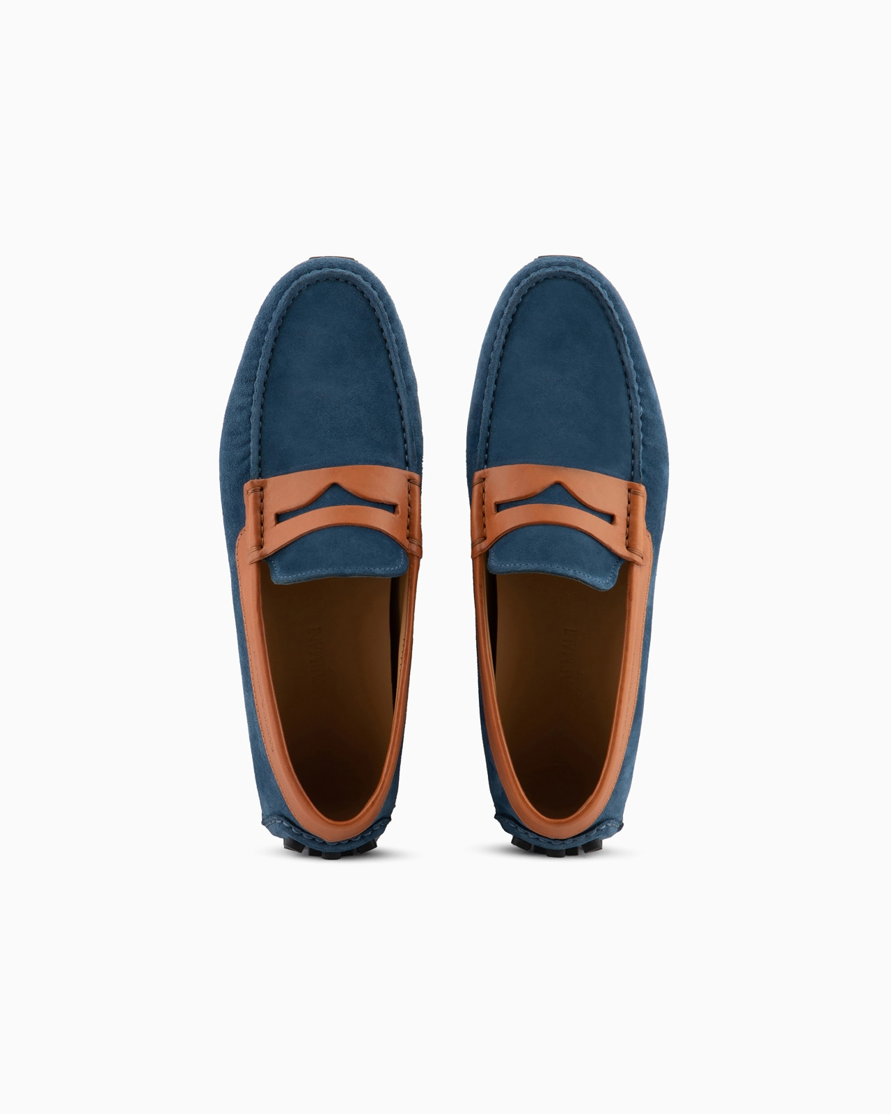 Crust leather driving loafers - 3