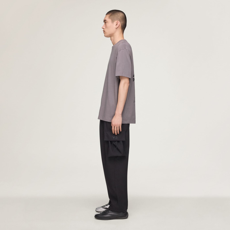 Y-3 MERCEDES LOGO STACK SHORT SLEEVE TEE 4