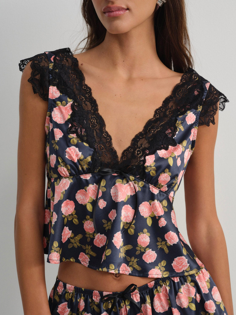 For Love & Lemons Kayla Sleep Top outlook