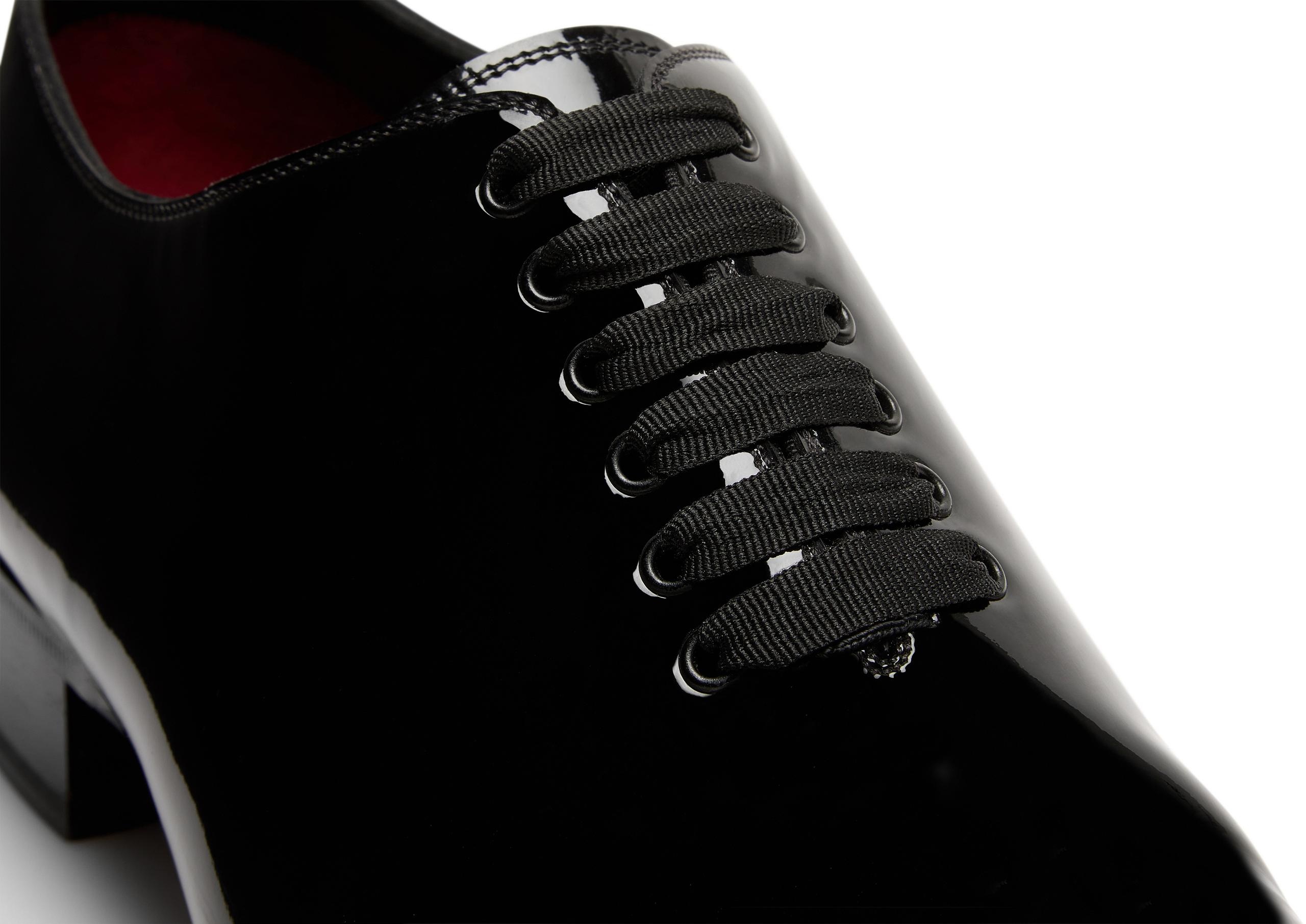 PATENT LEATHER ELKAN LACE UP - 5