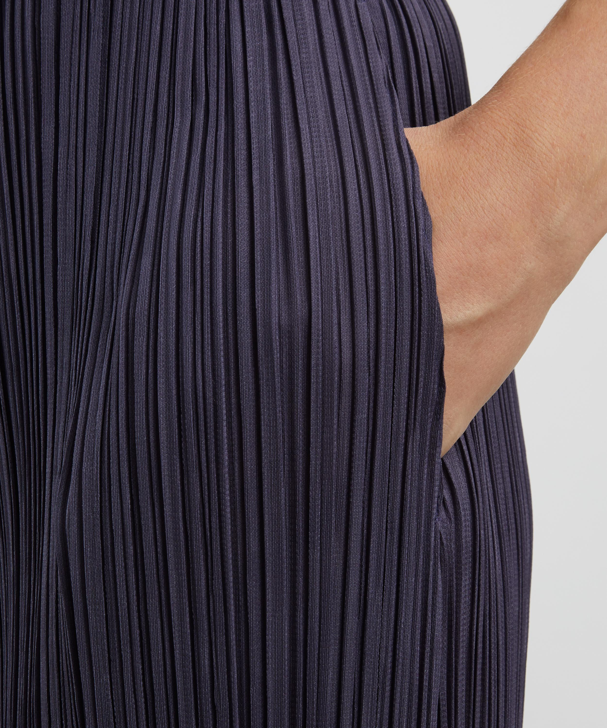MONTHLY COLOURS: JULY Dark Grey Pleated Trousers - 5