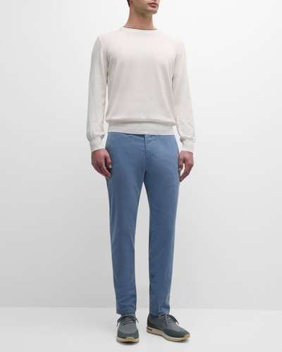Canali Men's Slim Flat-Front Pants outlook