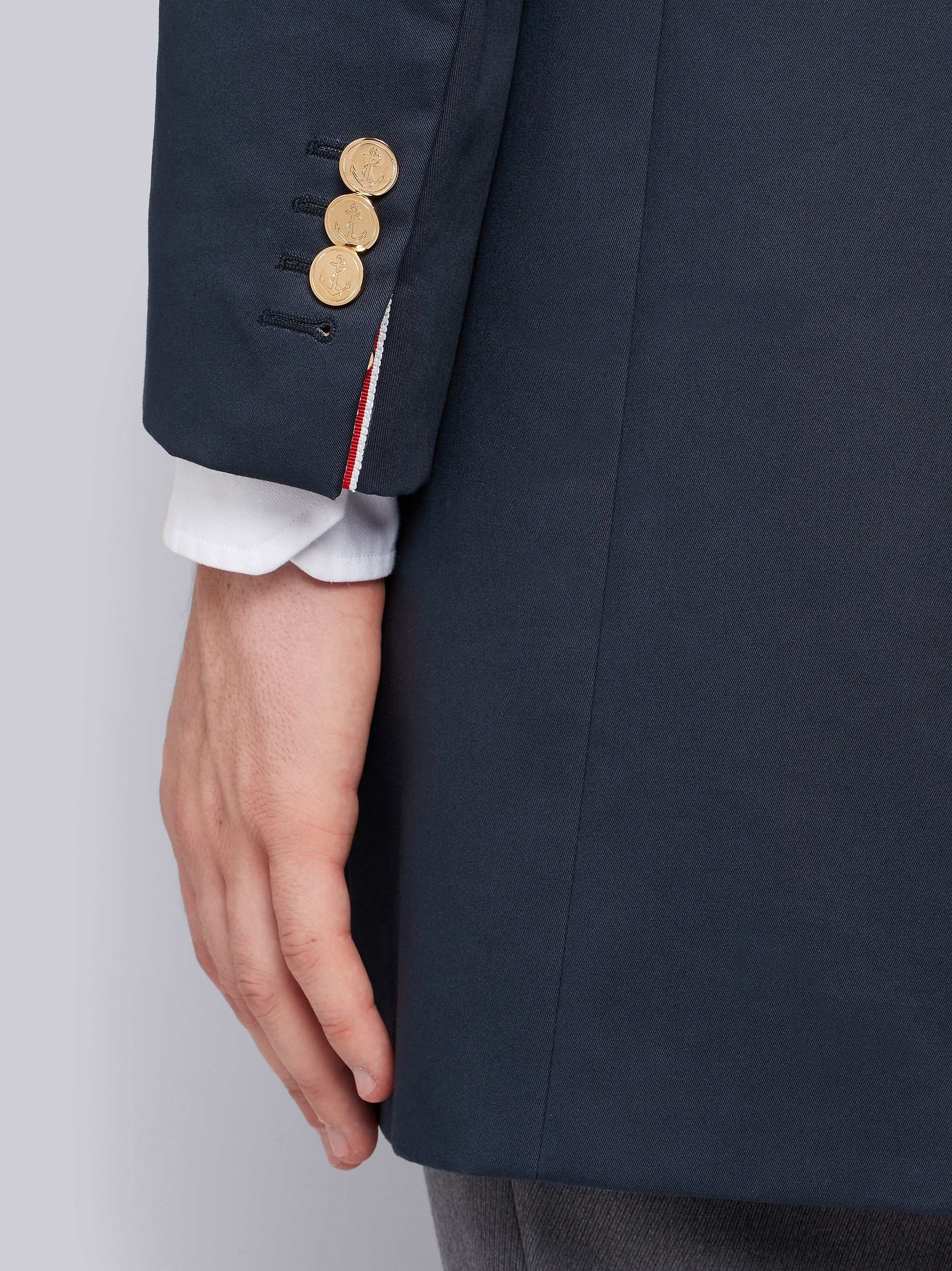 Navy Mackintosh Bal Collar Classic Overcoat - 6