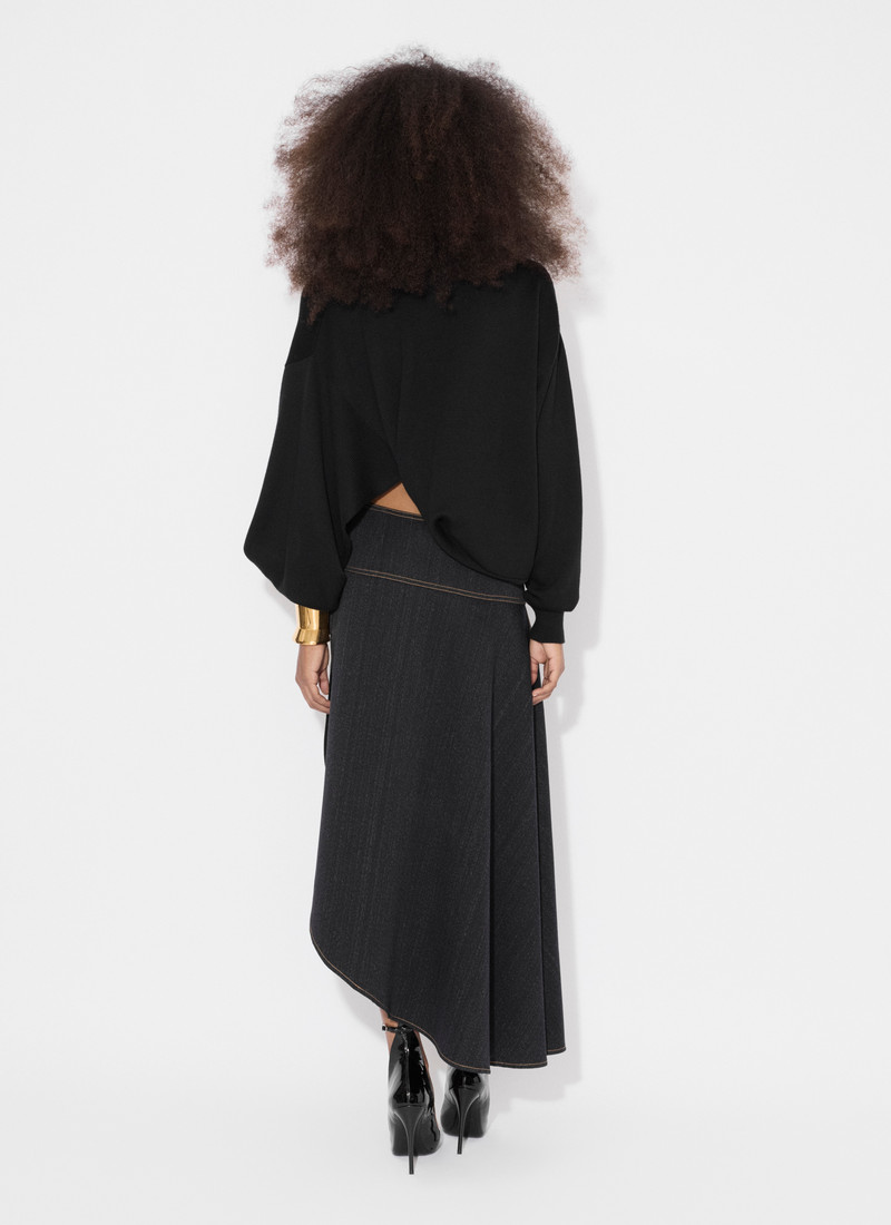 Alaïa ASYMMETRICAL KNIT JUMPER outlook