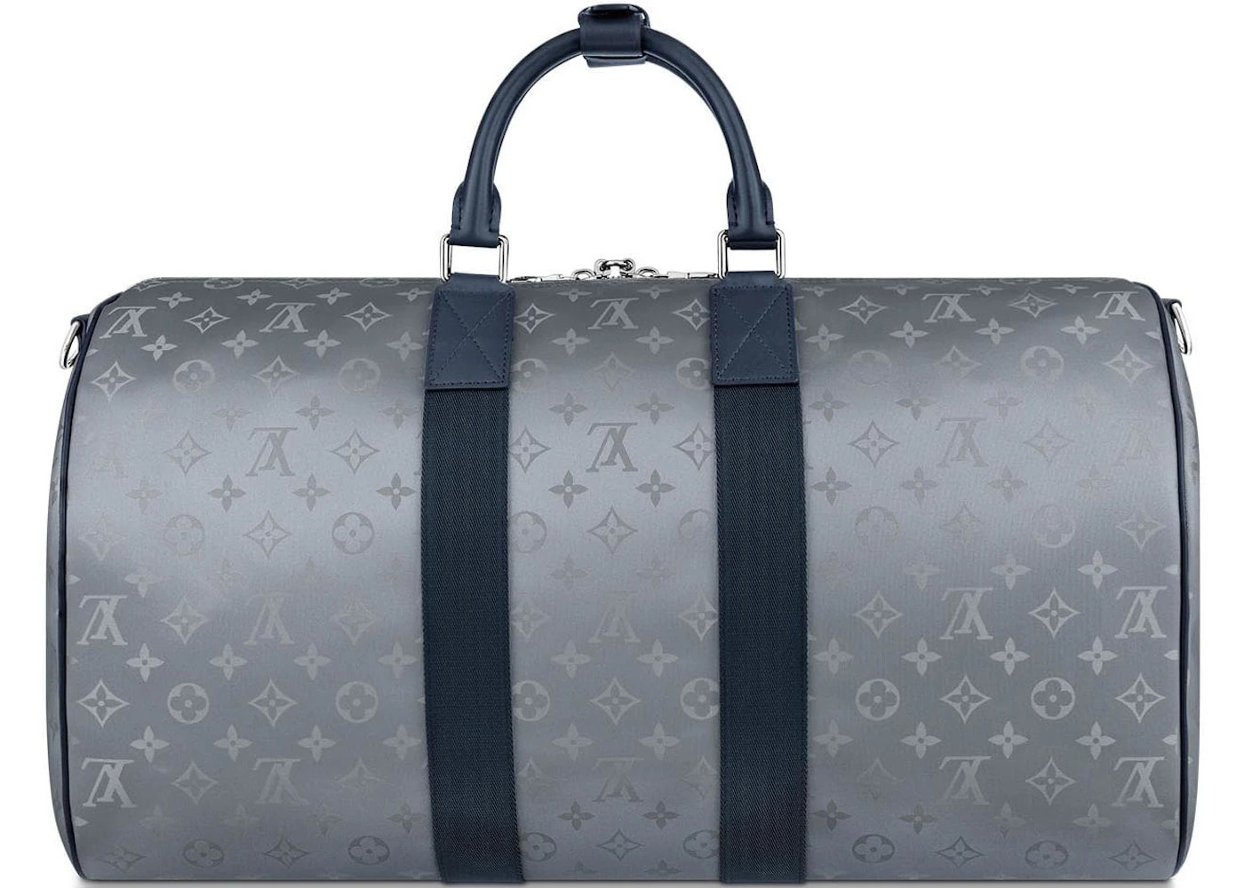 Louis Vuitton Keepall Bandouliere Monogram Satellite 50 Silver - 2