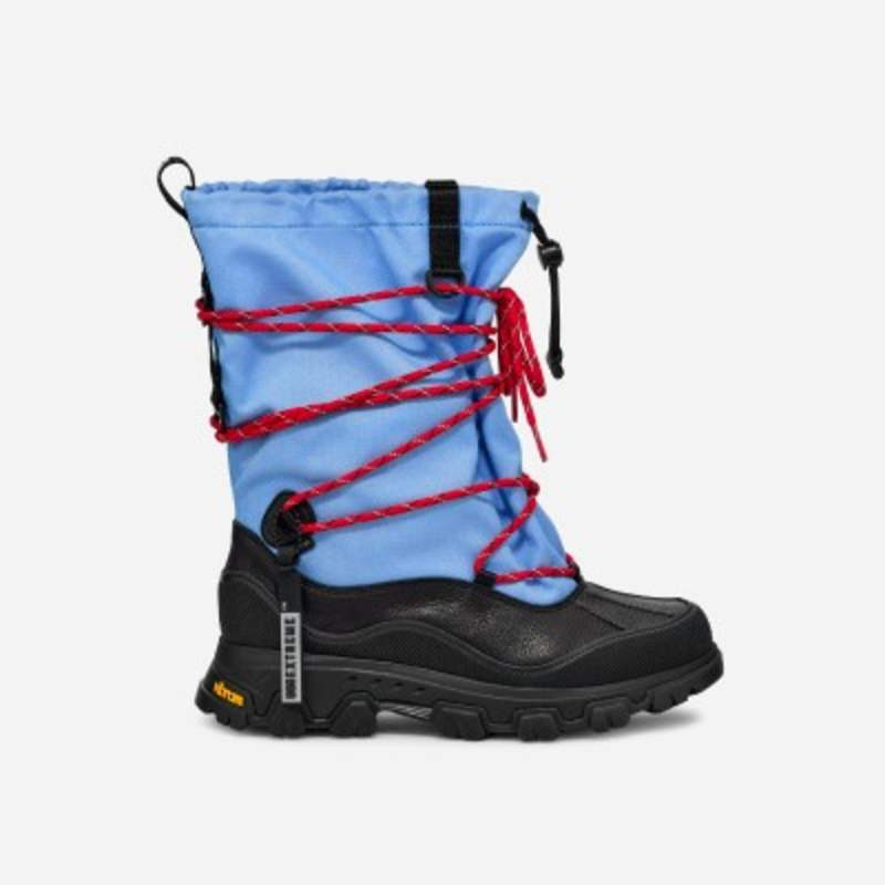 ® Women's MetroPeak Leather/Textile/Recycled Materials Boots in Big Sky/Black 1