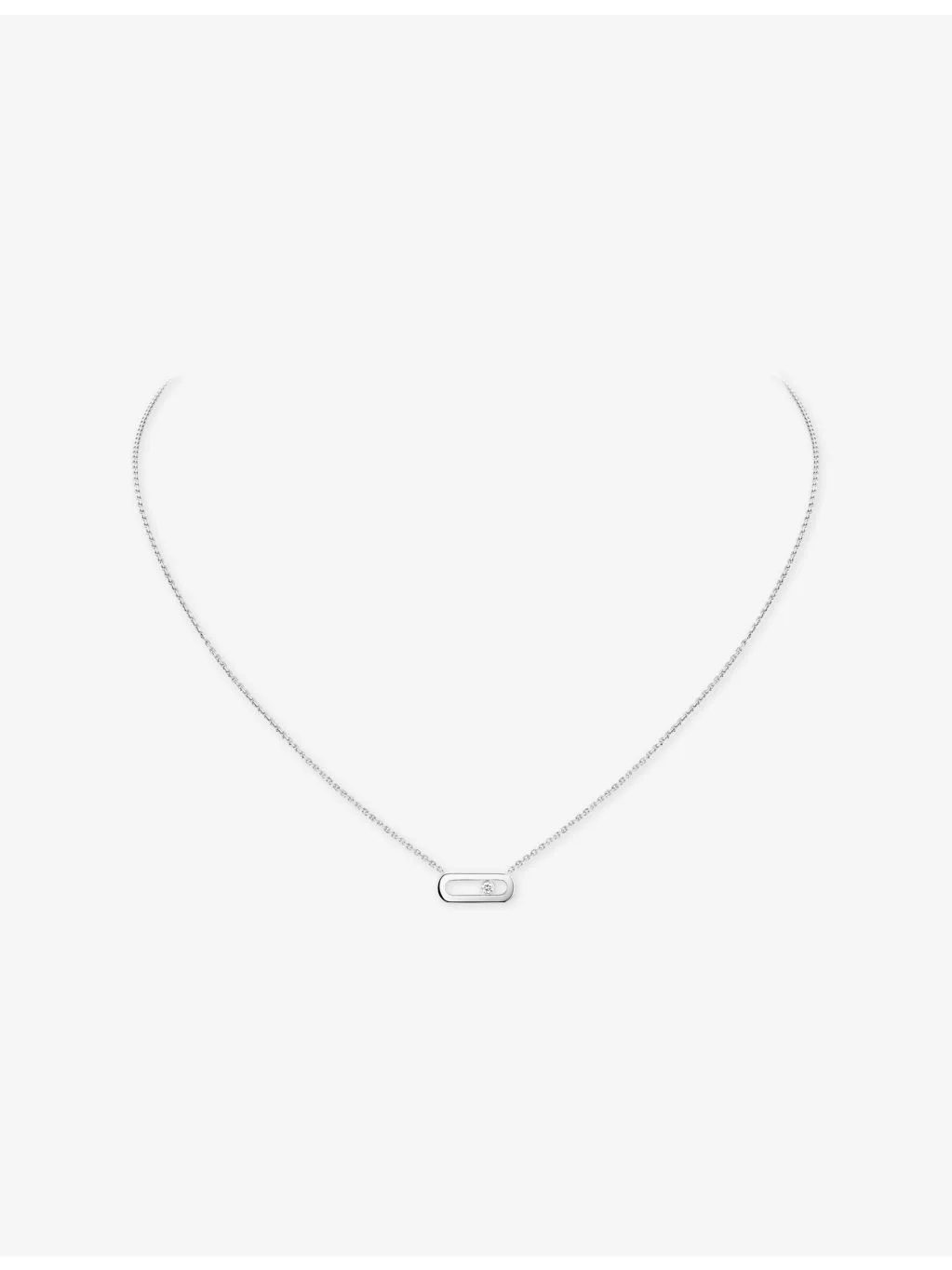 Move Uno 18ct Gold And 0.02ct Diamond Necklace - 1