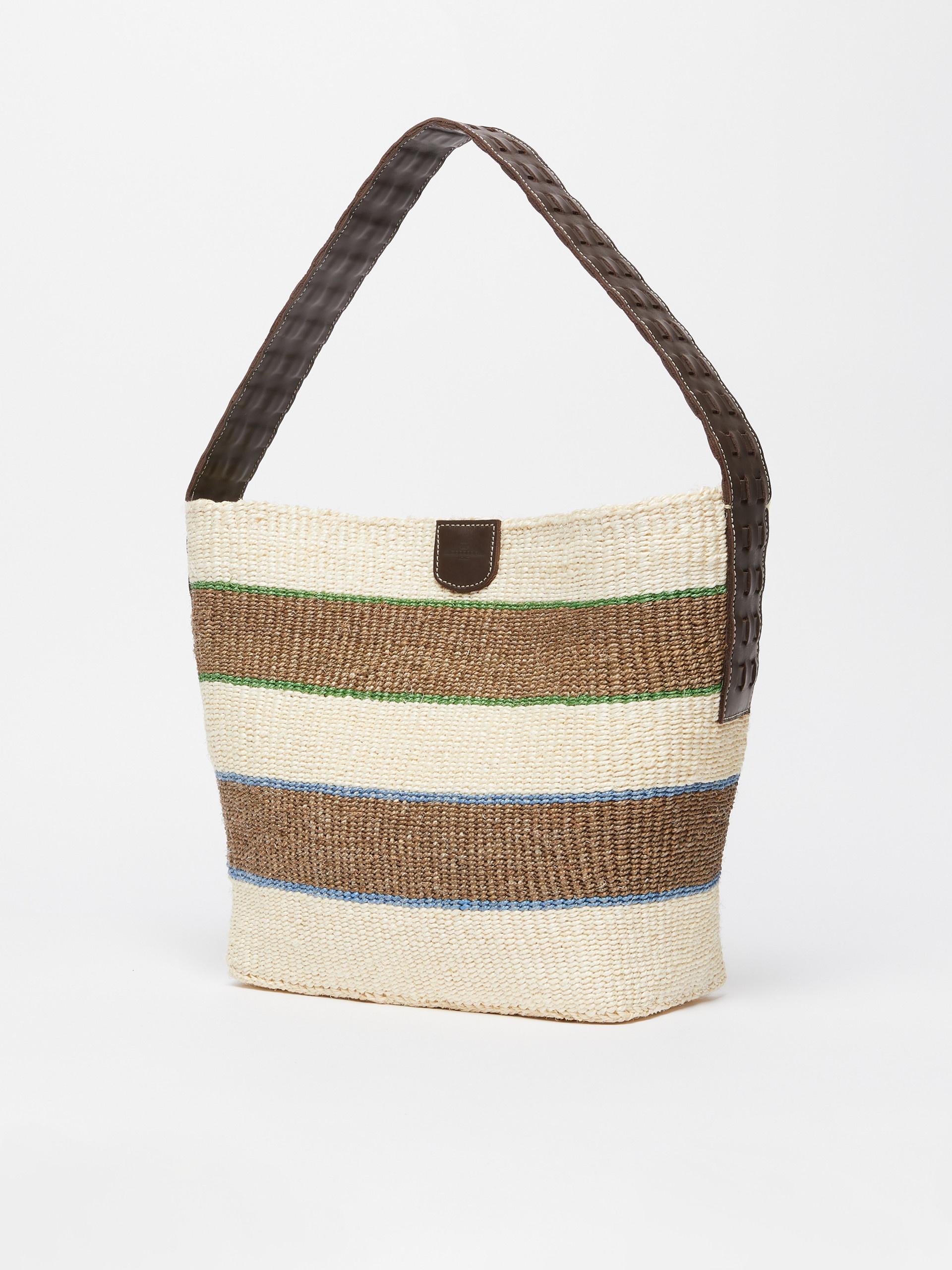 AMPEX Natural rope and leather bag - 2