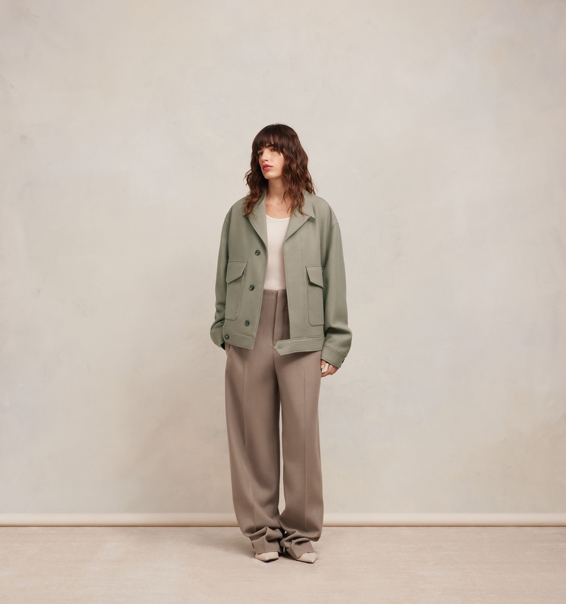 Oversize Buttoned Jacket - 3