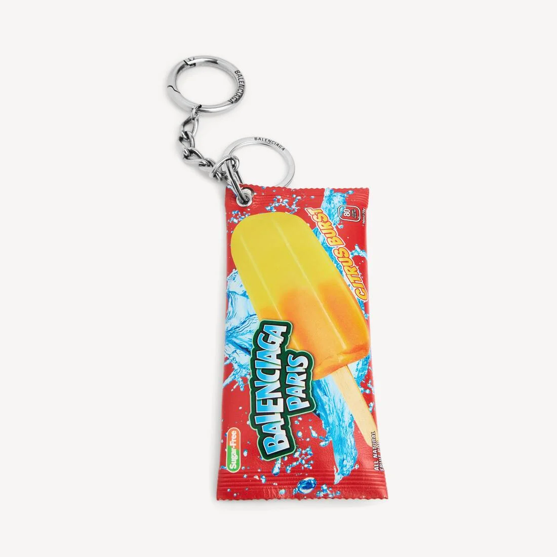 Men's Keychain/charm Snack Pouch in Red - 1