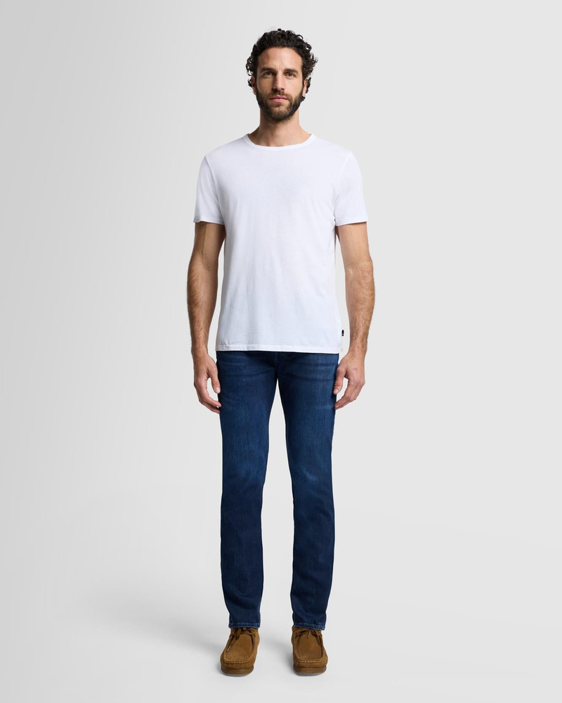 7 For All Mankind Featherweight Cotton Tee in White outlook