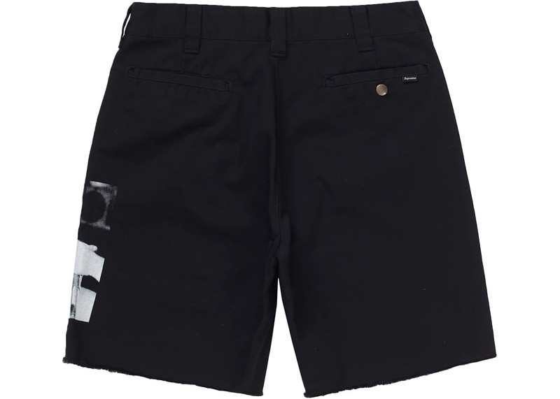 Supreme Supreme Iggy Pop Work Short Black outlook